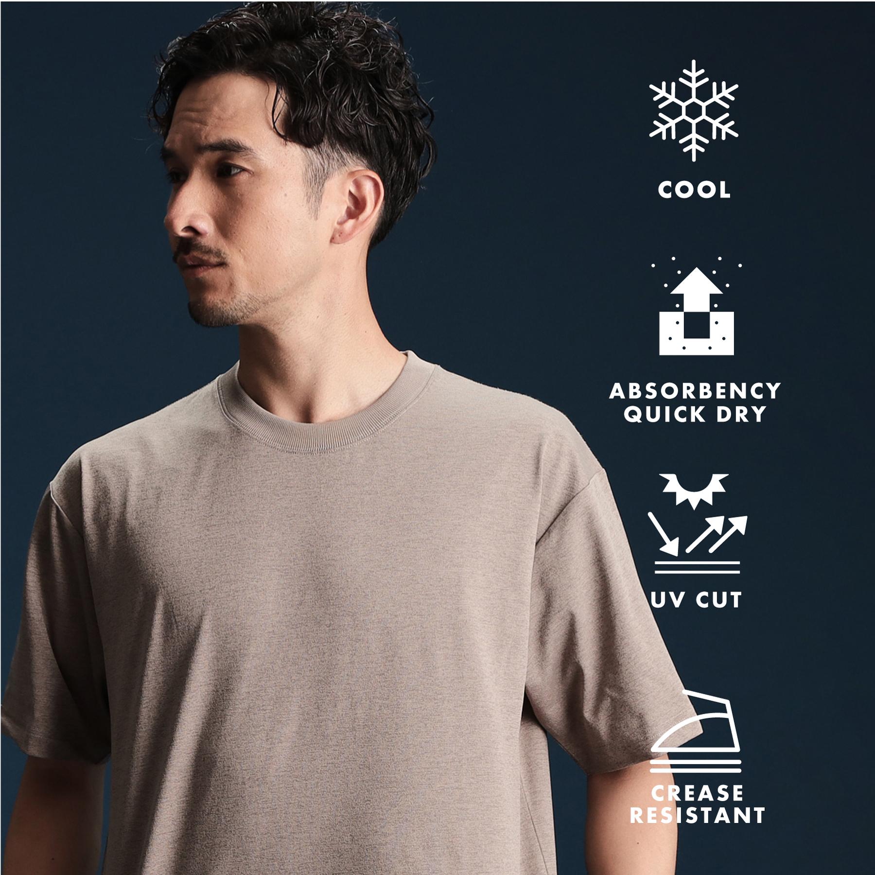 ザ ショップ ティーケー(メンズ) THE SHOP TK(Men) PERFECTEE ／ パーフェクティー 2025ver． 接触冷感／吸水速乾／UVカット／防シワ／マシンウォッシャブル （ベージュ(052)） ベージュ(052)