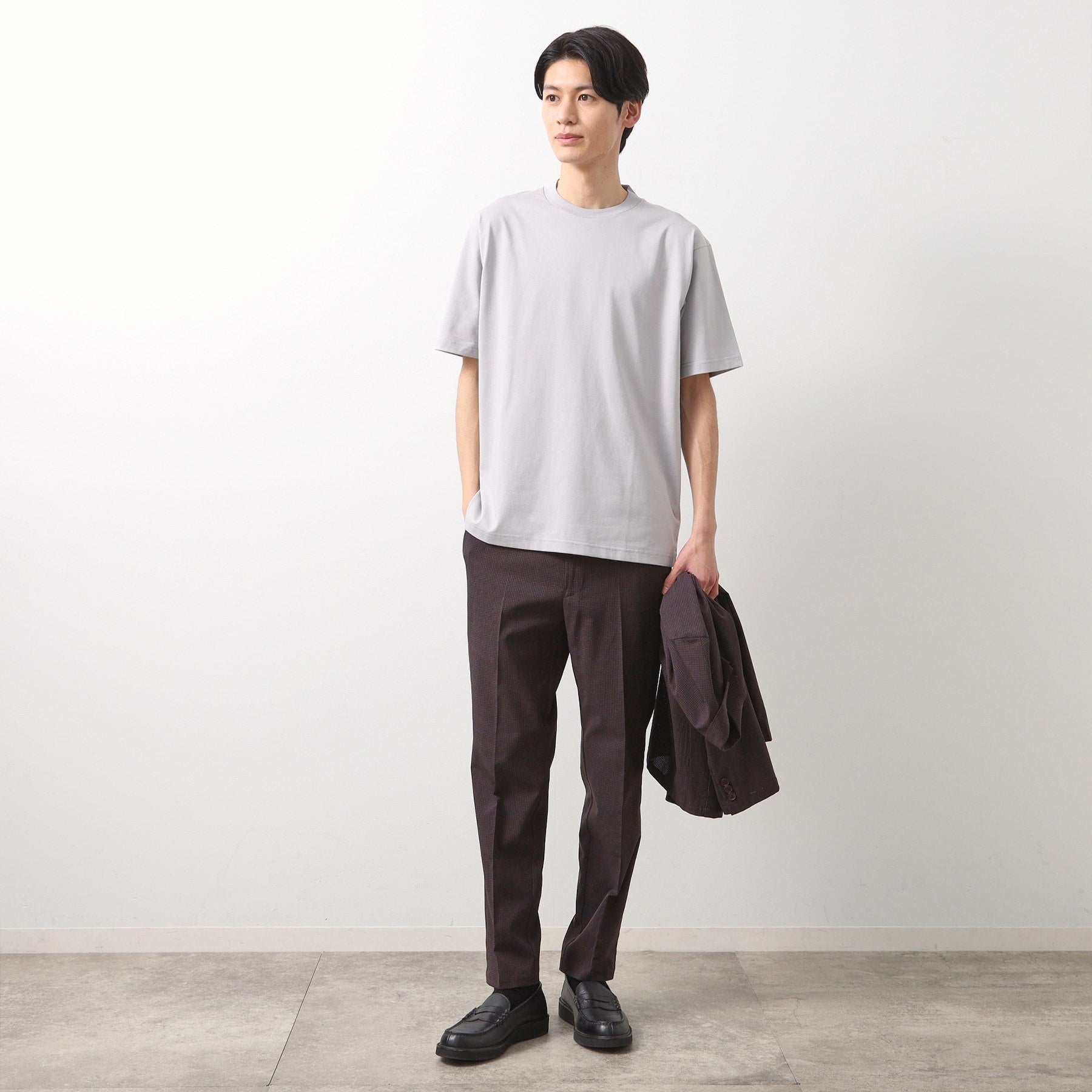 ザ ショップ ティーケー(メンズ) THE SHOP TK(Men) ジャケットTEE （ライトグレー(011)） ライトグレー(011)