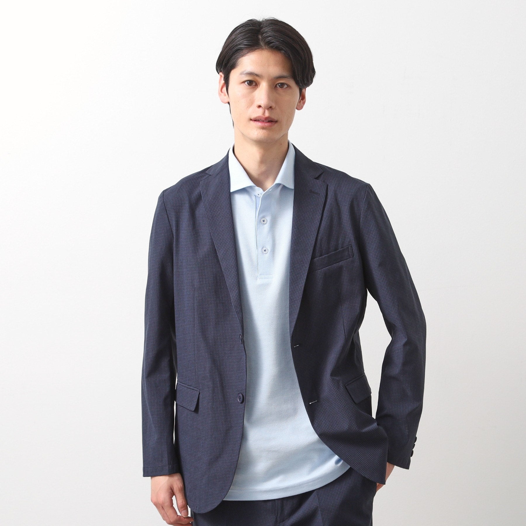 ザ ショップ ティーケー(メンズ) THE SHOP TK(Men) ライトエアージャケット【セットアップ可】 （チャコールグレー(014)） チャコールグレー(014)