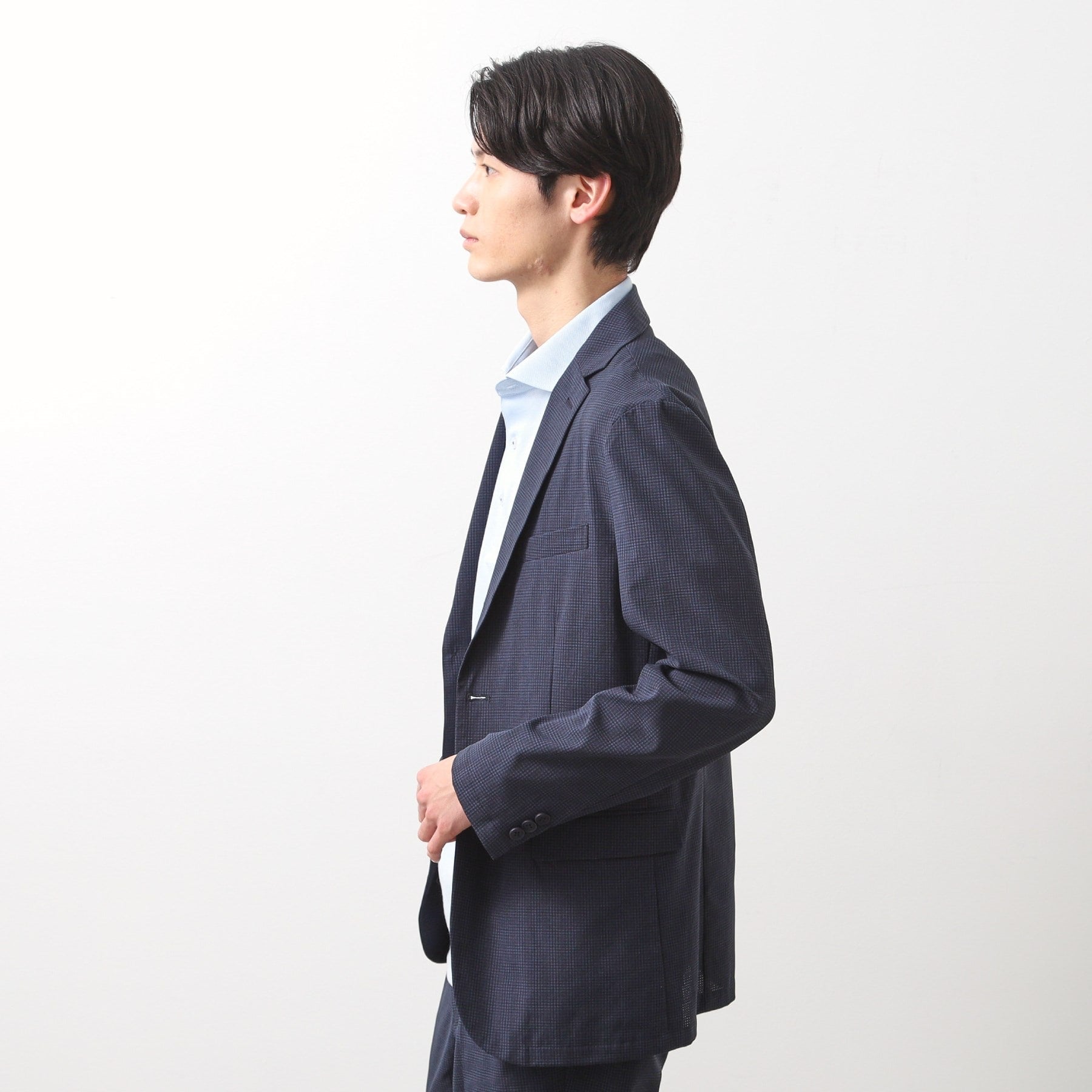 ザ ショップ ティーケー(メンズ) THE SHOP TK(Men) ライトエアージャケット【セットアップ可】 （チャコールグレー(014)） チャコールグレー(014)