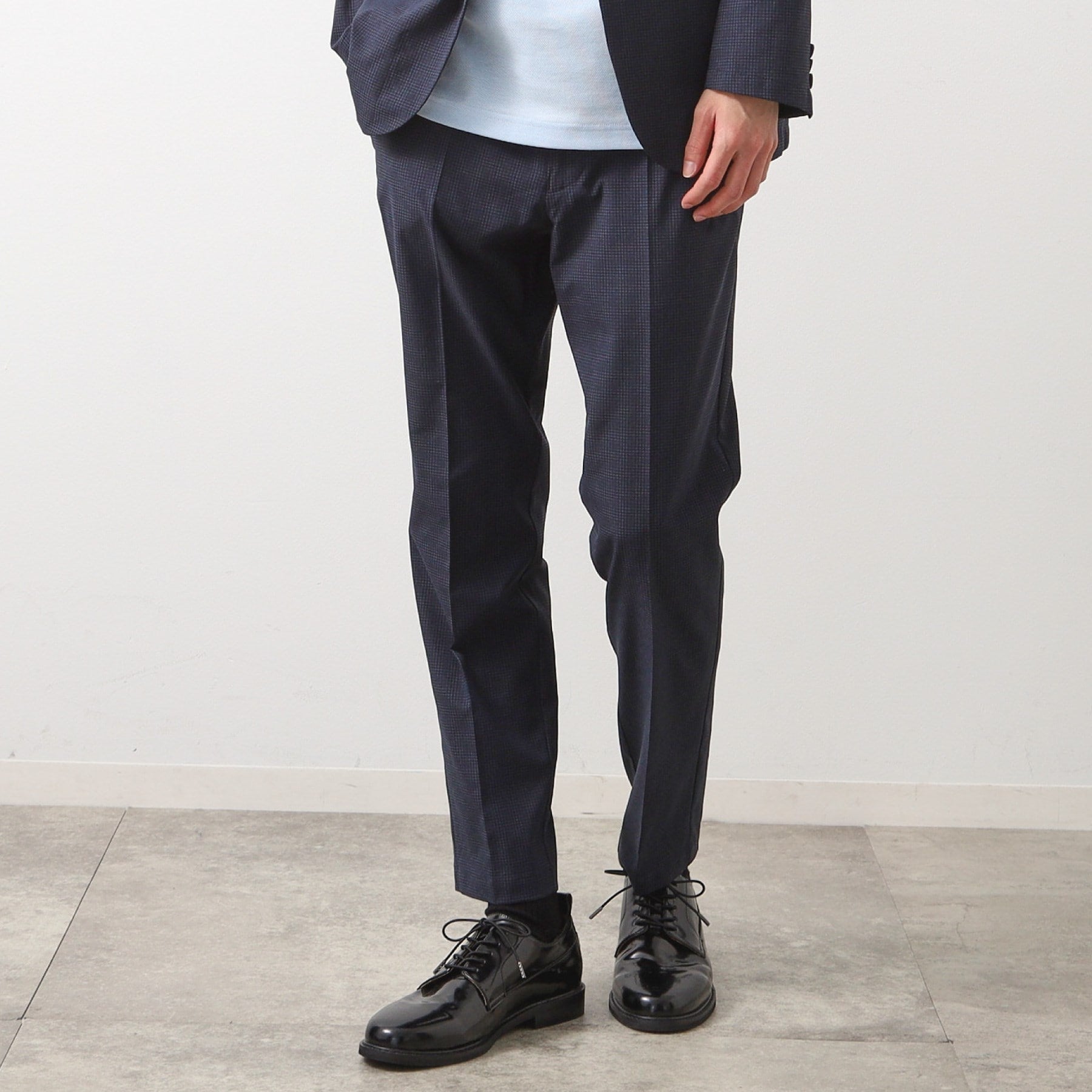 ザ ショップ ティーケー(メンズ) THE SHOP TK(Men) ライトエアースラックス【セットアップ可】 （チャコールグレー(014)） チャコールグレー(014)