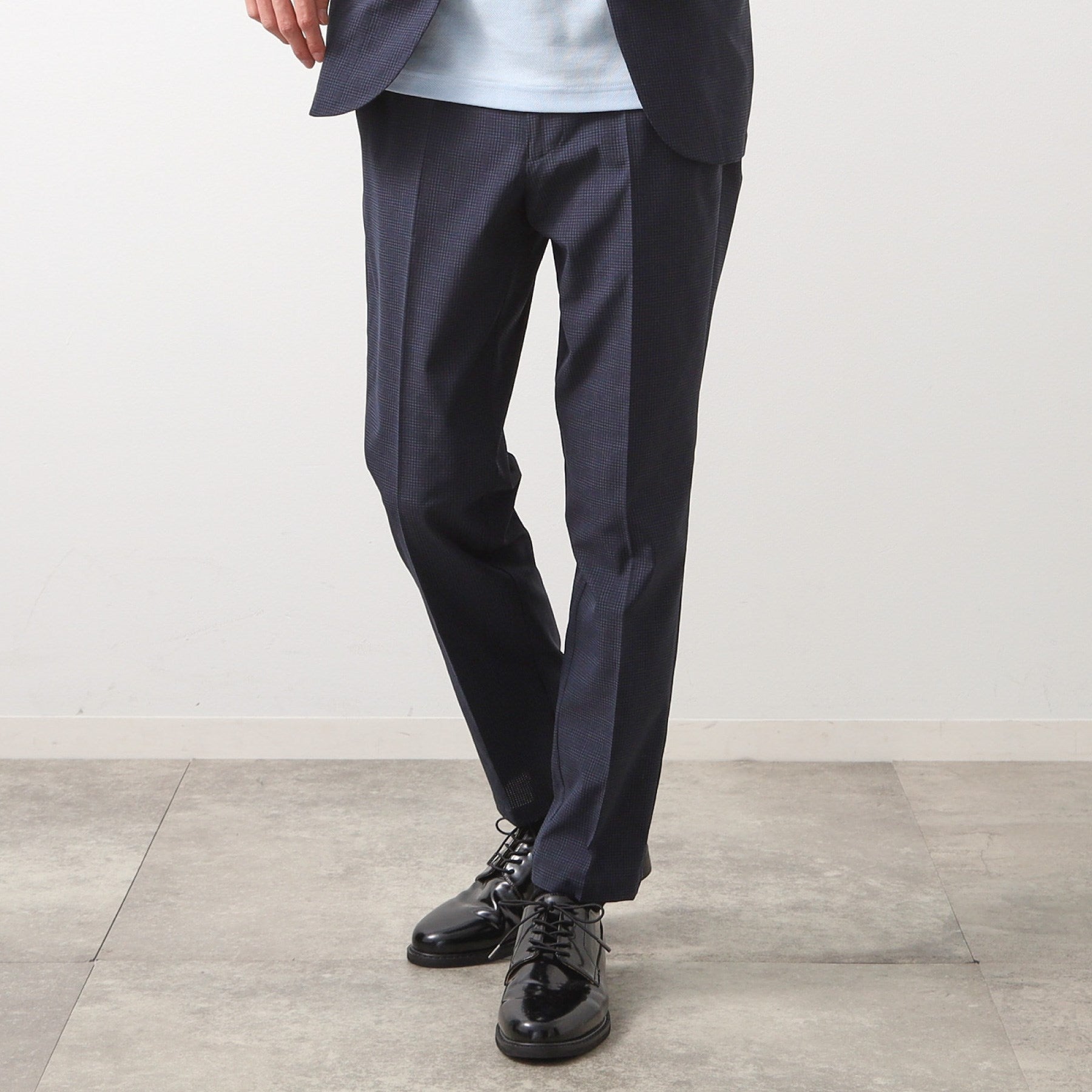 ザ ショップ ティーケー(メンズ) THE SHOP TK(Men) ライトエアースラックス【セットアップ可】 （チャコールグレー(014)） チャコールグレー(014)