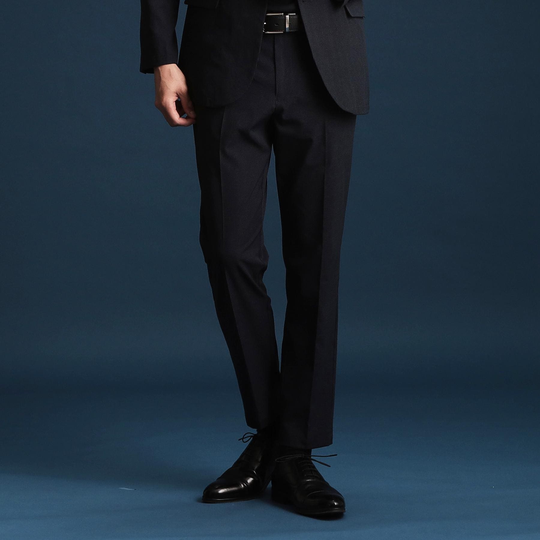 ザ ショップ ティーケー(メンズ) THE SHOP TK(Men) ライトエアースラックス【セットアップ可】 （チャコールグレー(014)） チャコールグレー(014)