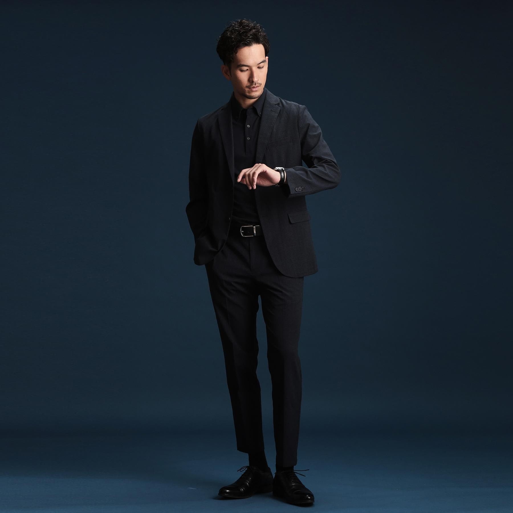 ザ ショップ ティーケー(メンズ) THE SHOP TK(Men) ライトエアースラックス【セットアップ可】 （チャコールグレー(014)） チャコールグレー(014)
