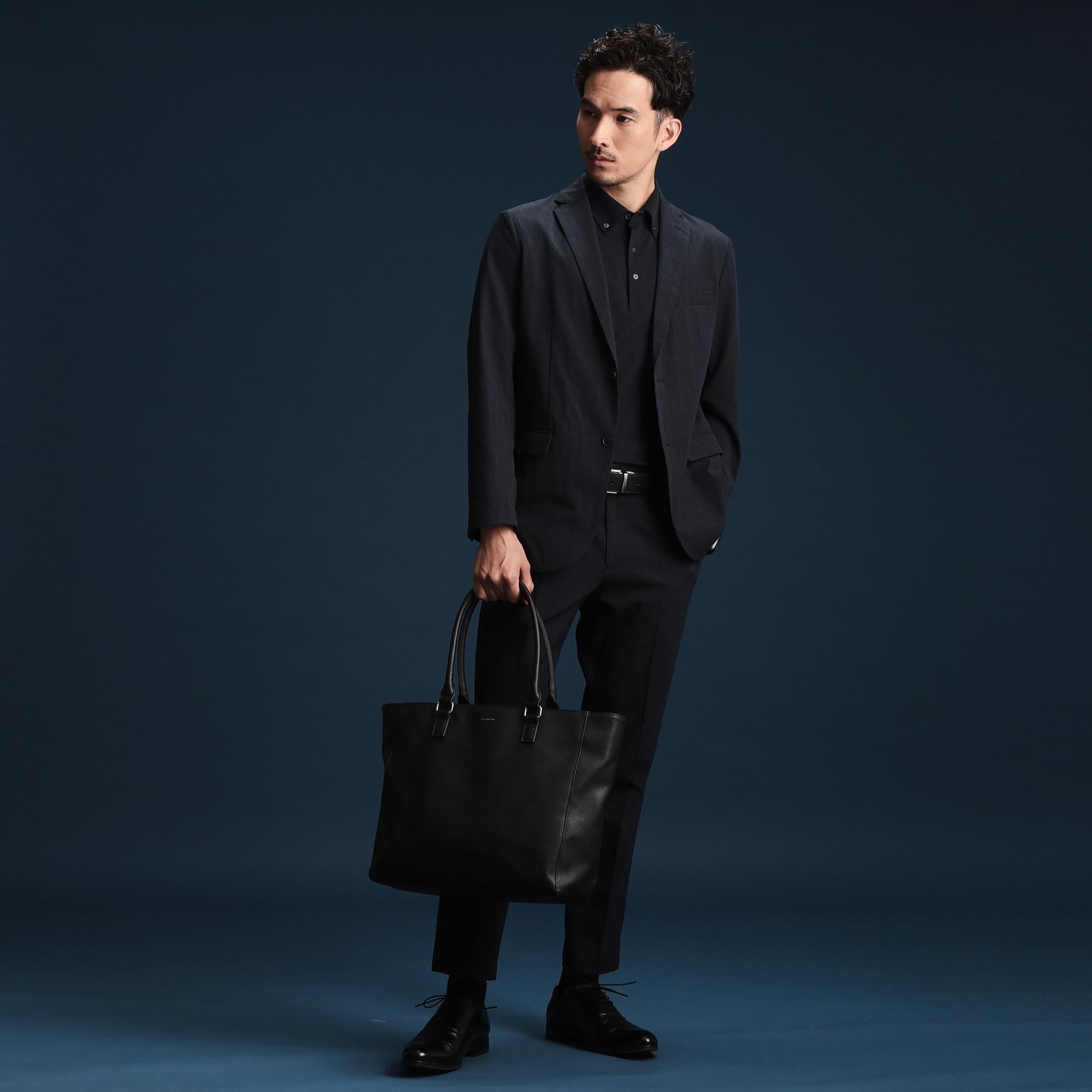 ザ ショップ ティーケー(メンズ) THE SHOP TK(Men) ライトエアースラックス【セットアップ可】 （チャコールグレー(014)） チャコールグレー(014)