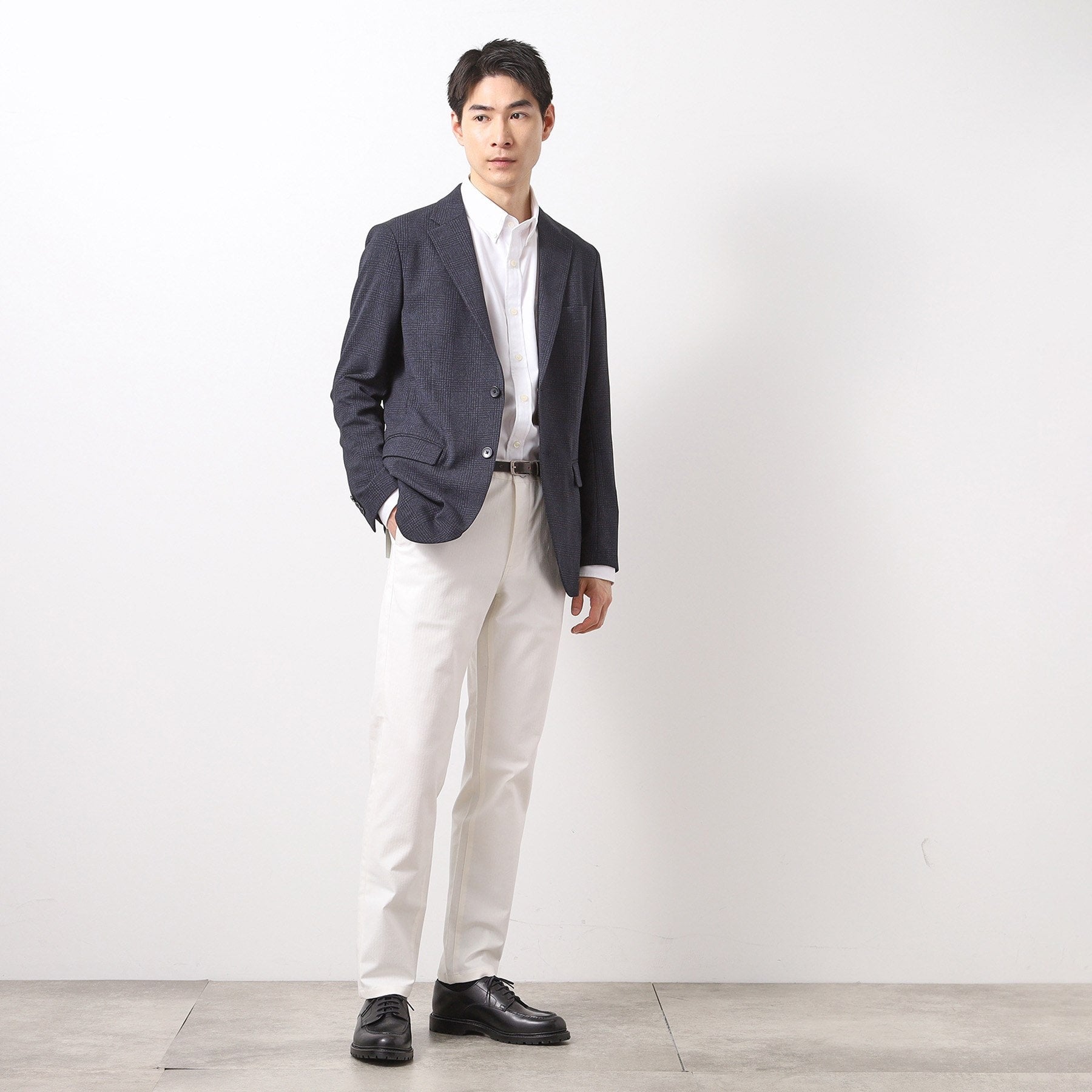 ザ ショップ ティーケー(メンズ) THE SHOP TK(Men) 7DAYSパンツCOOL （ネイビー(094)） ネイビー(094)