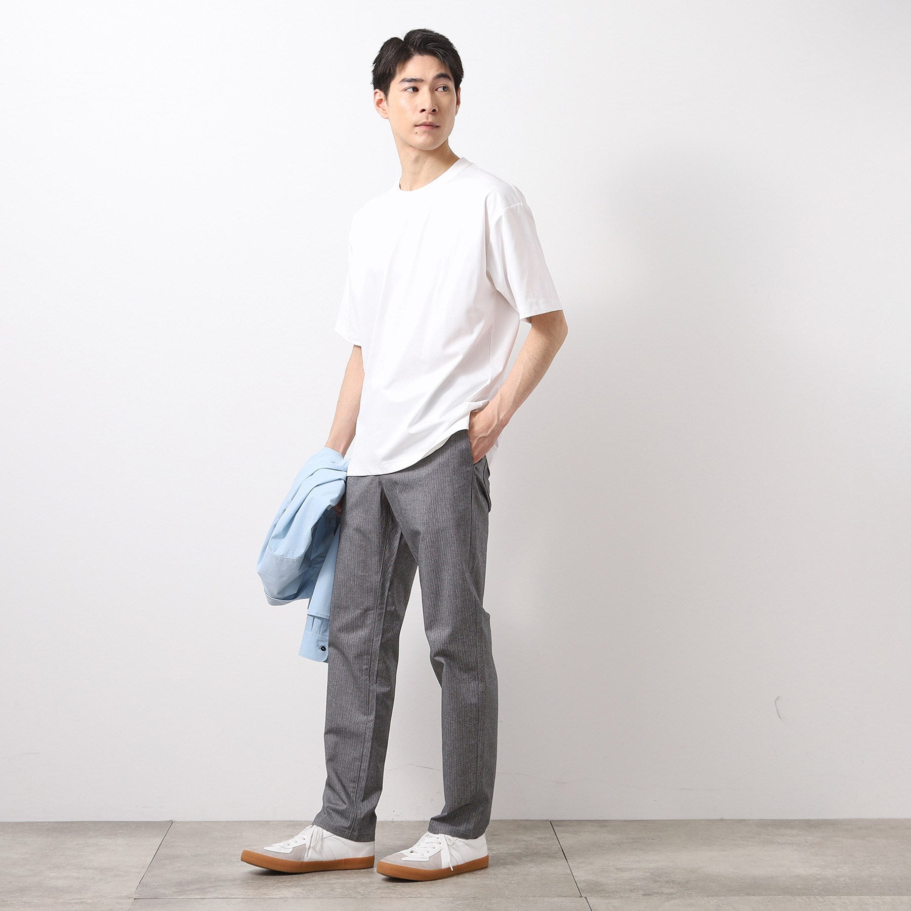 ザ ショップ ティーケー(メンズ) THE SHOP TK(Men) 7DAYSパンツCOOL （ネイビー(094)） ネイビー(094)