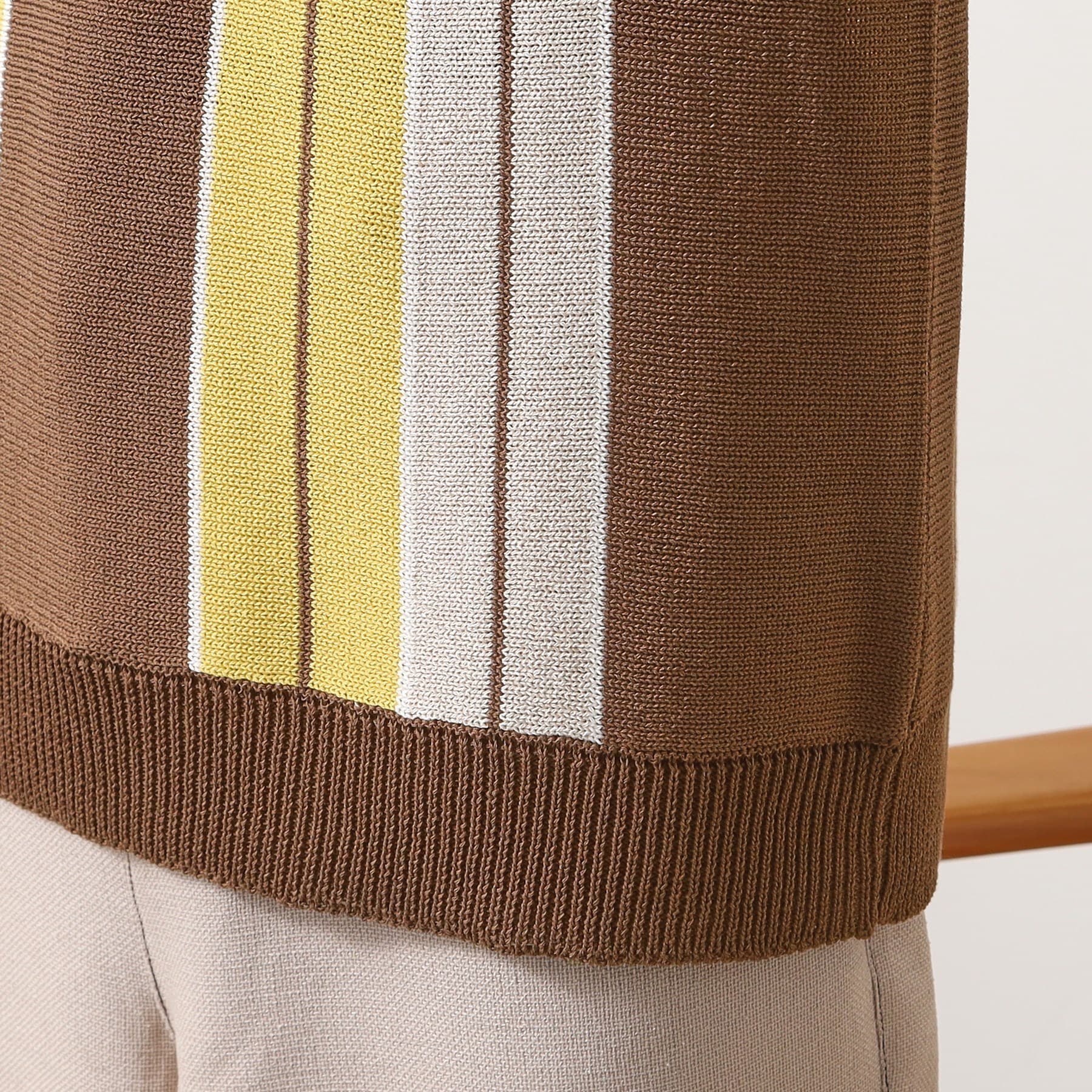 ザ ショップ ティーケー(メンズ) THE SHOP TK(Men) マルチストライプニットポロ （ブルーグリーン(397)） ブルーグリーン(397)