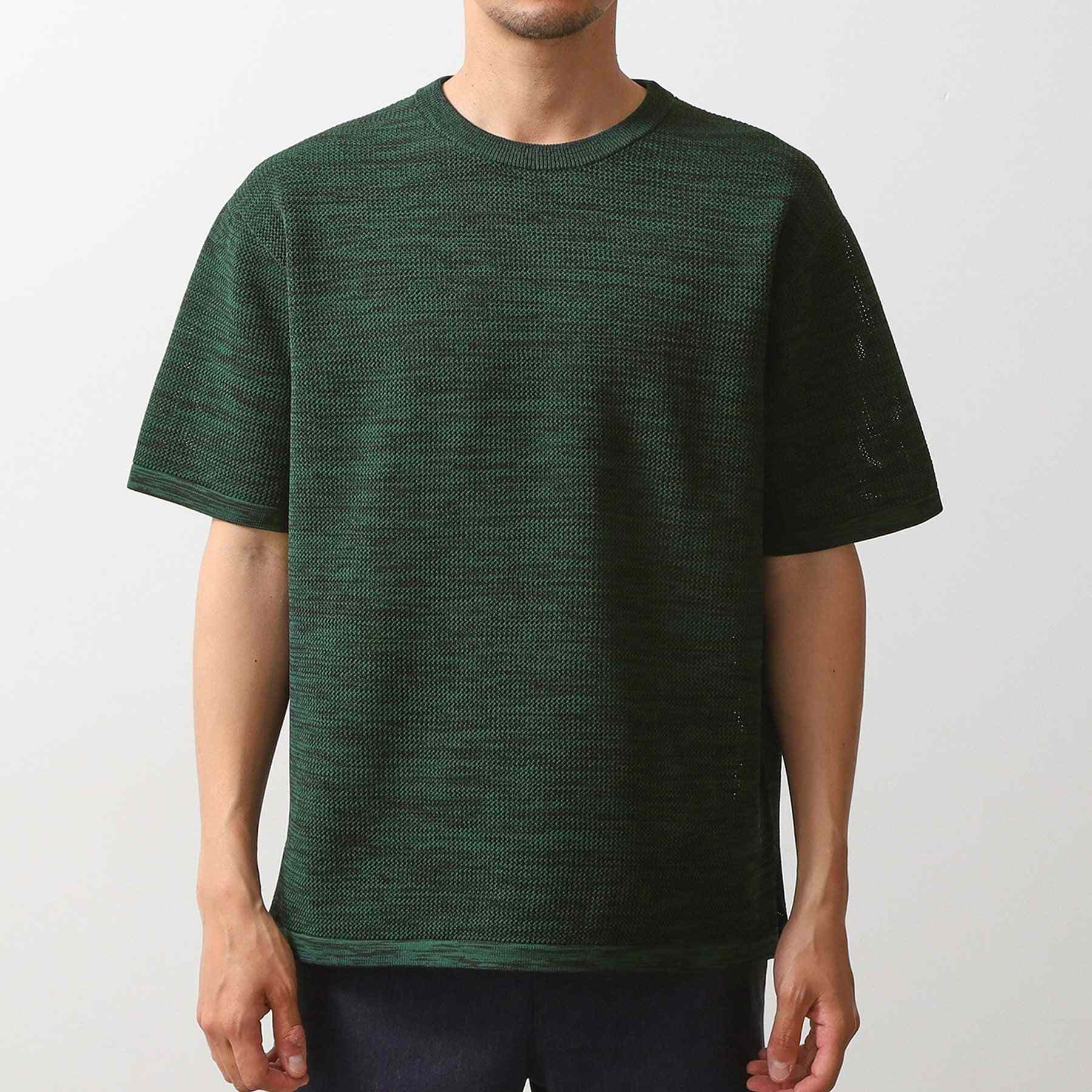 ザ ショップ ティーケー(メンズ) THE SHOP TK(Men) メランジニット半袖Tシャツ （トープ(054)） トープ(054)