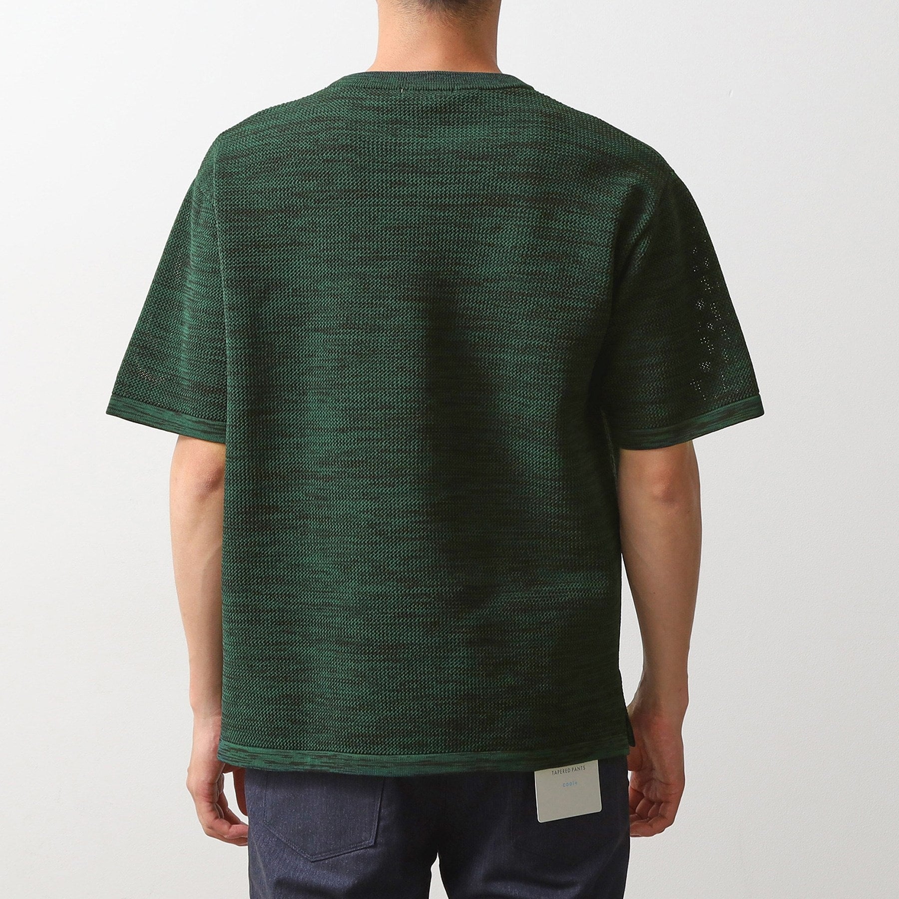 ザ ショップ ティーケー(メンズ) THE SHOP TK(Men) メランジニット半袖Tシャツ （トープ(054)） トープ(054)