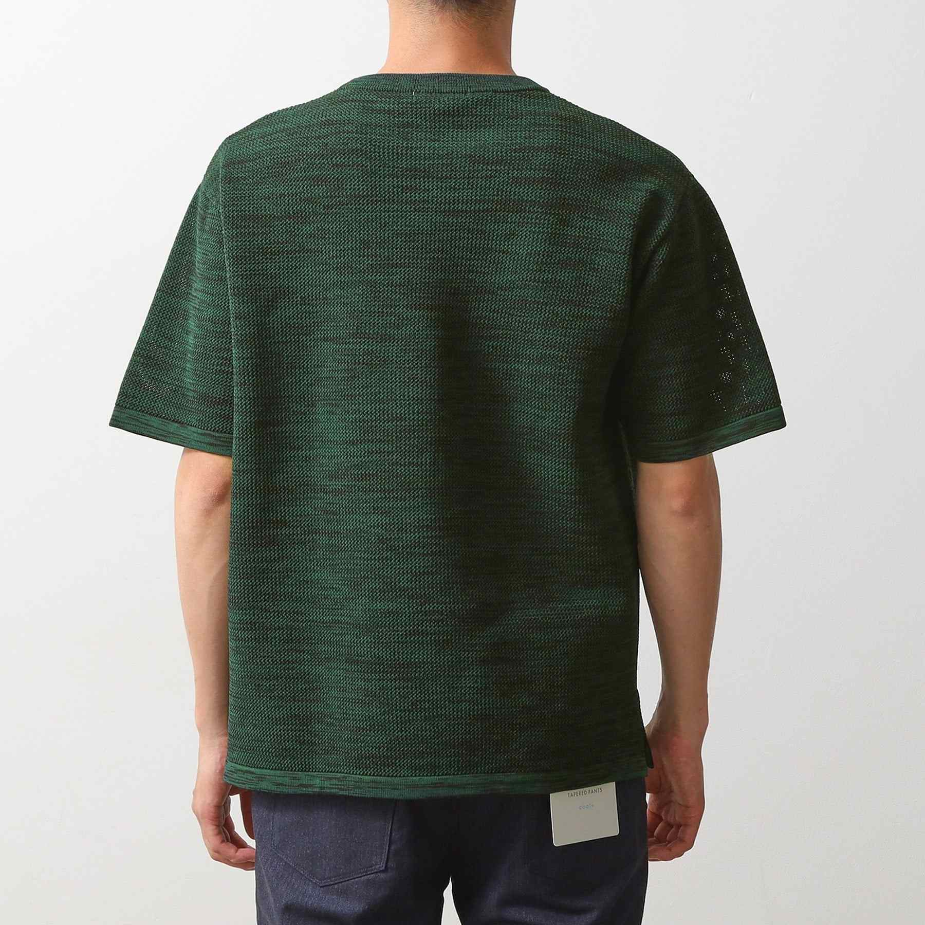 ザ ショップ ティーケー(メンズ) THE SHOP TK(Men) メランジニット半袖Tシャツ （トープ(054)） トープ(054)