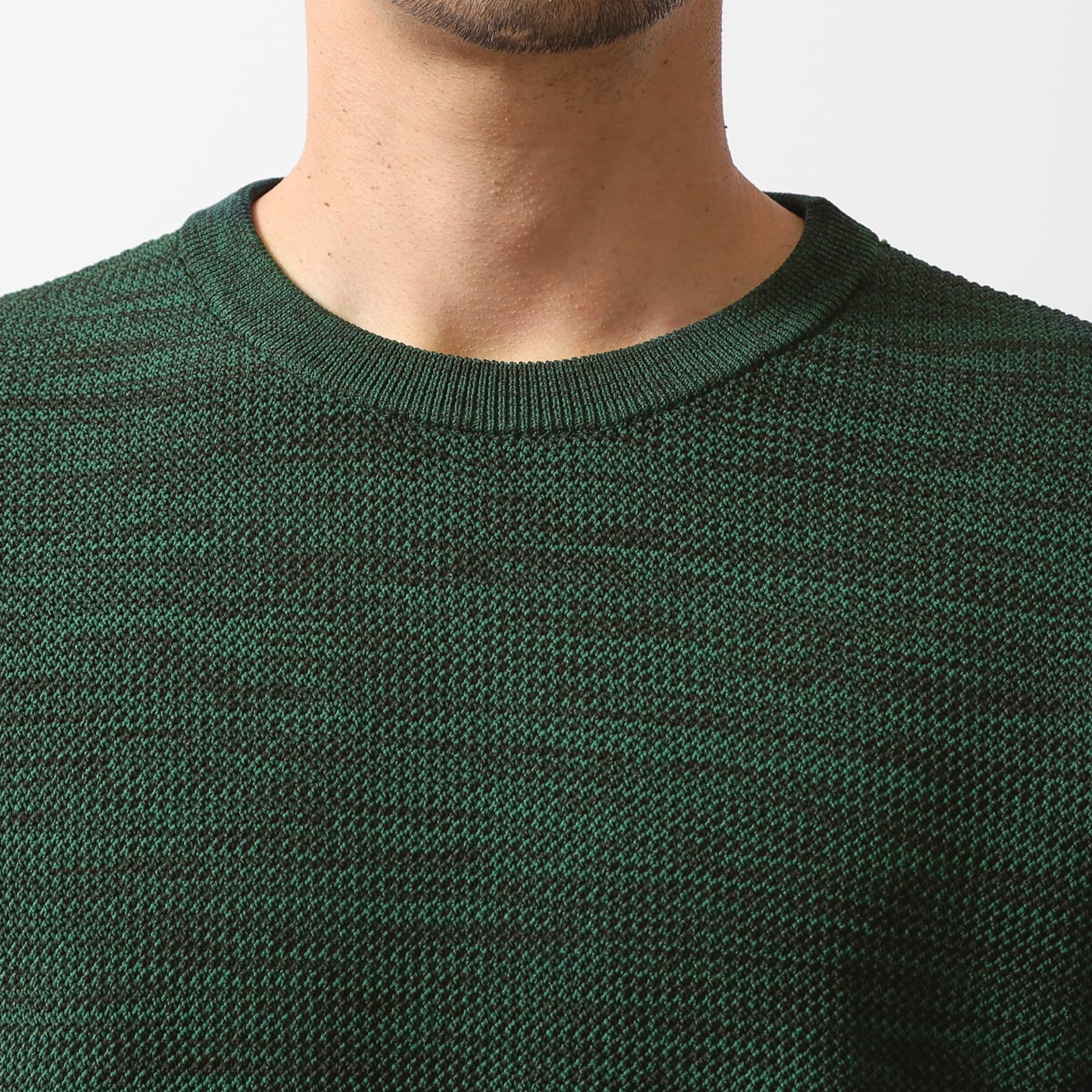 ザ ショップ ティーケー(メンズ) THE SHOP TK(Men) メランジニット半袖Tシャツ （トープ(054)） トープ(054)