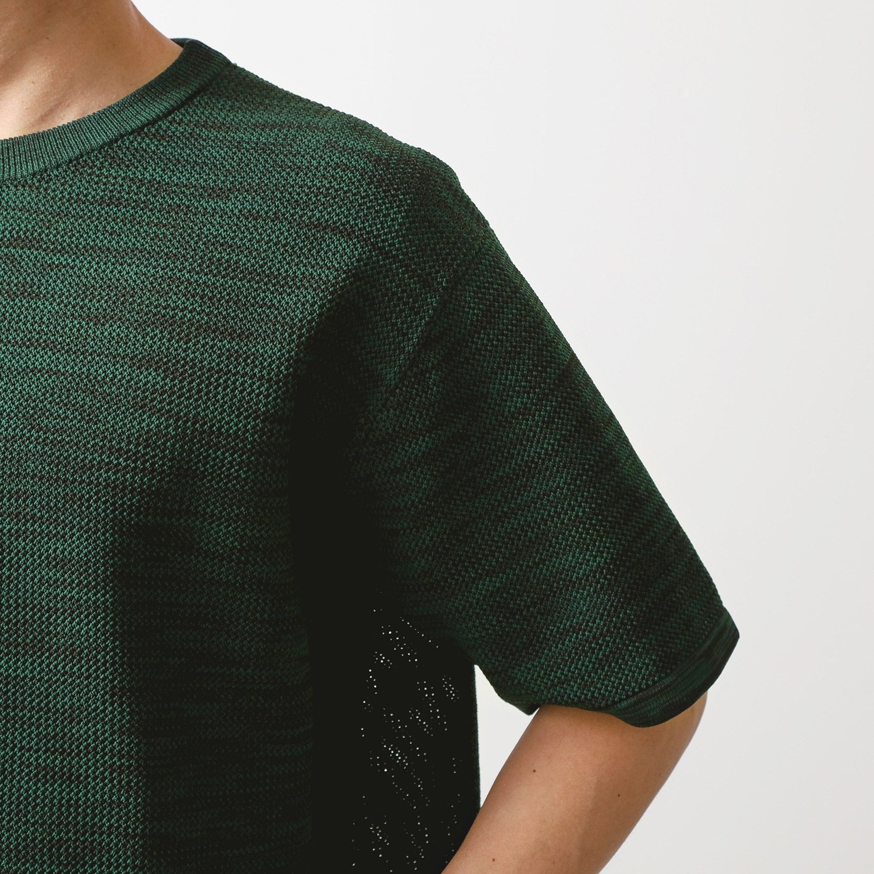 ザ ショップ ティーケー(メンズ) THE SHOP TK(Men) メランジニット半袖Tシャツ （トープ(054)） トープ(054)