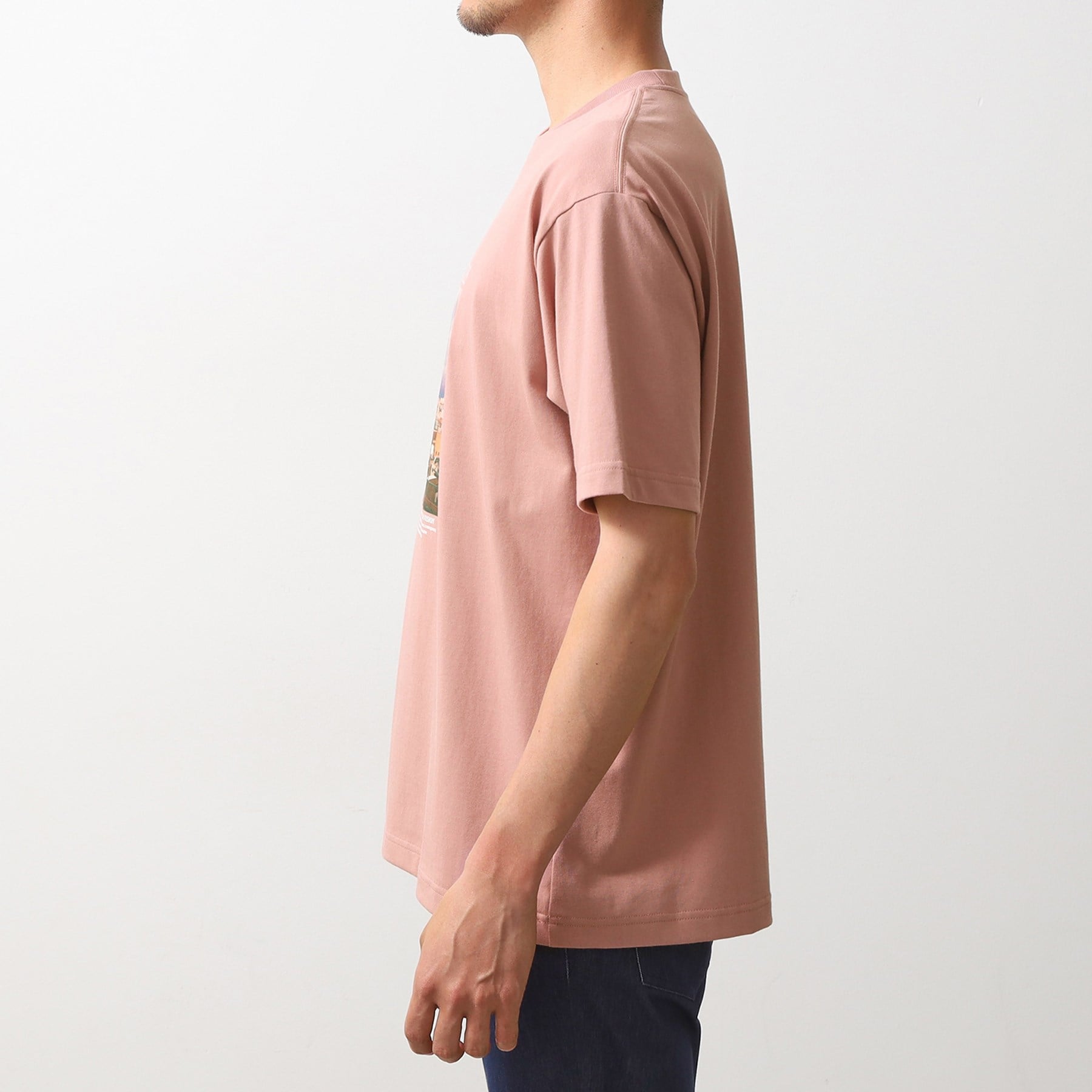 ザ ショップ ティーケー(メンズ) THE SHOP TK(Men) リサイクルフォトグラファープリントTシャツ （ピンク(071)） ピンク(071)