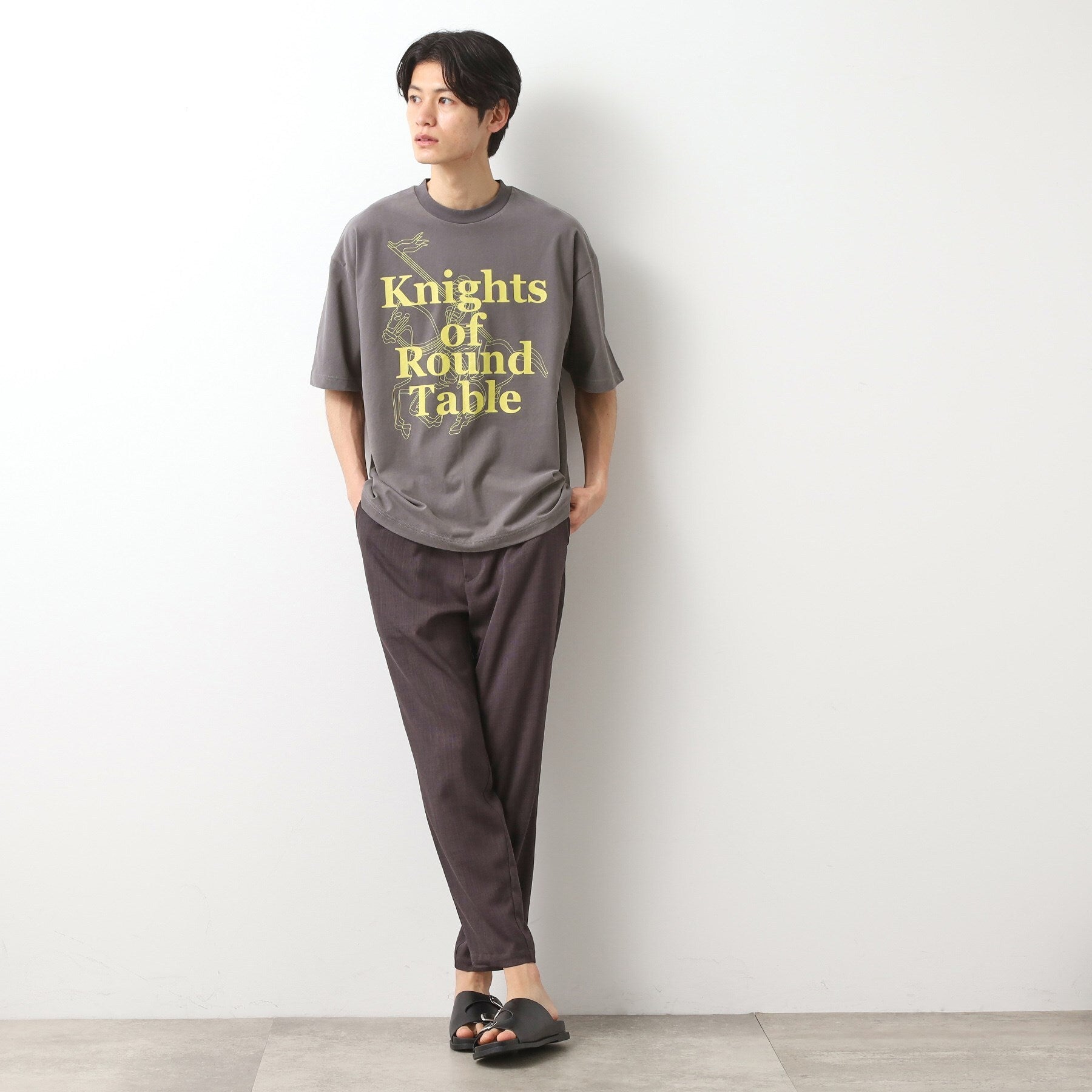 ザ ショップ ティーケー(メンズ) THE SHOP TK(Men) ナイトスエードTEE S／S （オフホワイト(003)） オフホワイト(003)