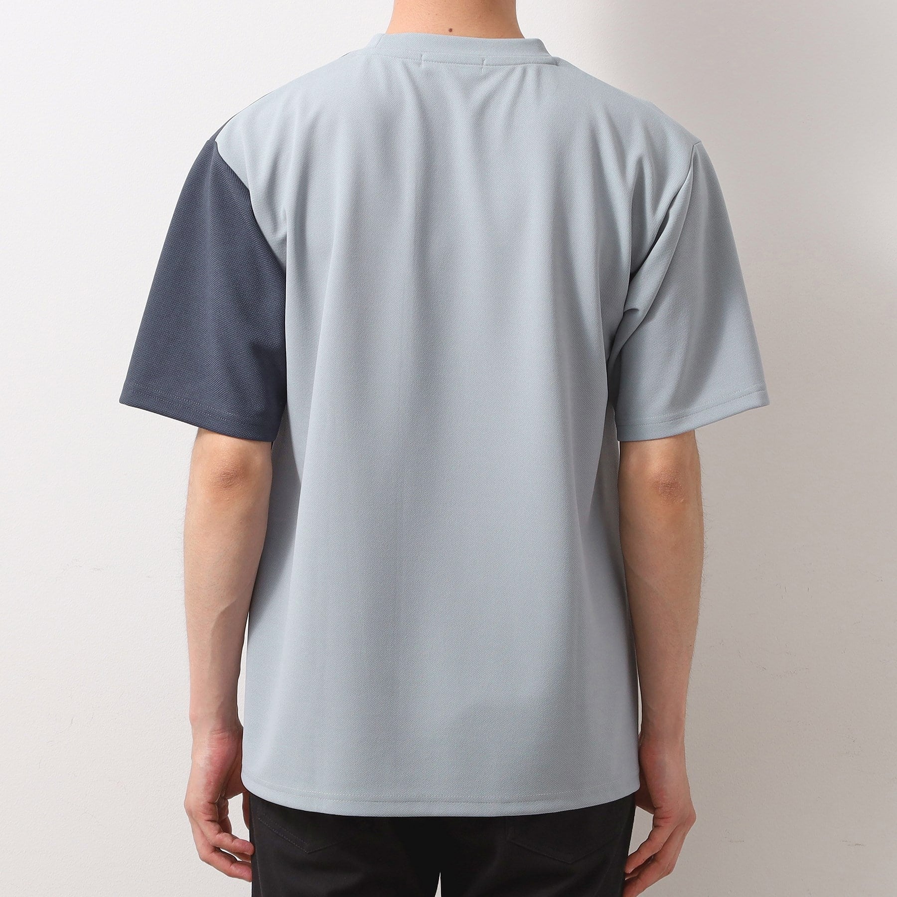 ザ ショップ ティーケー(メンズ) THE SHOP TK(Men) ツイルブロッキング半袖Tシャツ （ブラック(519)） ブラック(519)