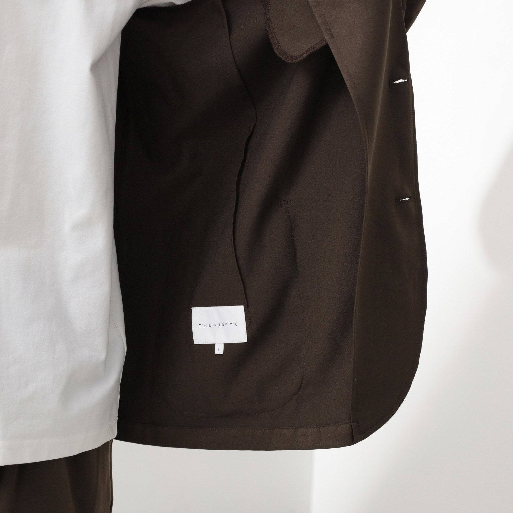 ザ ショップ ティーケー(メンズ) THE SHOP TK(Men) クールファイバーリラックスジャケット 【セットアップ可／接触冷感／UVカット／イージーケア／洗濯機OK】 （ネイビー(094)） ネイビー(094)