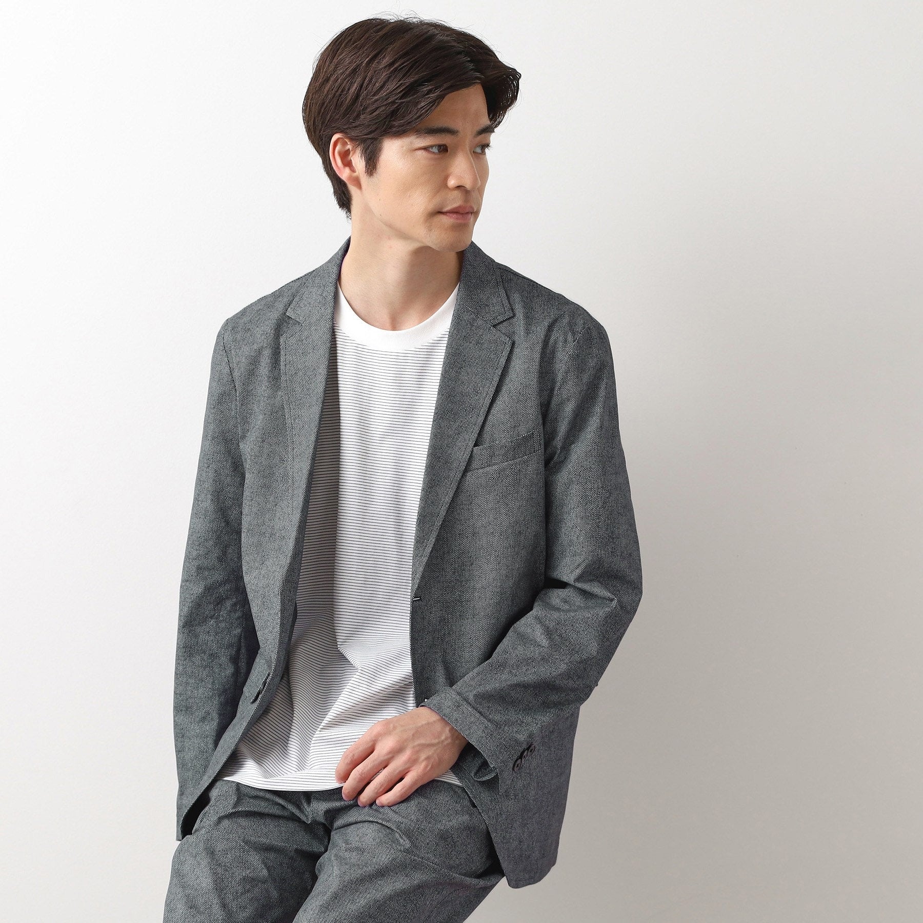 ザ ショップ ティーケー(メンズ) THE SHOP TK(Men) スマートムーブメッシュジャケット（バーズアイ） （ネイビー(094)） ネイビー(094)