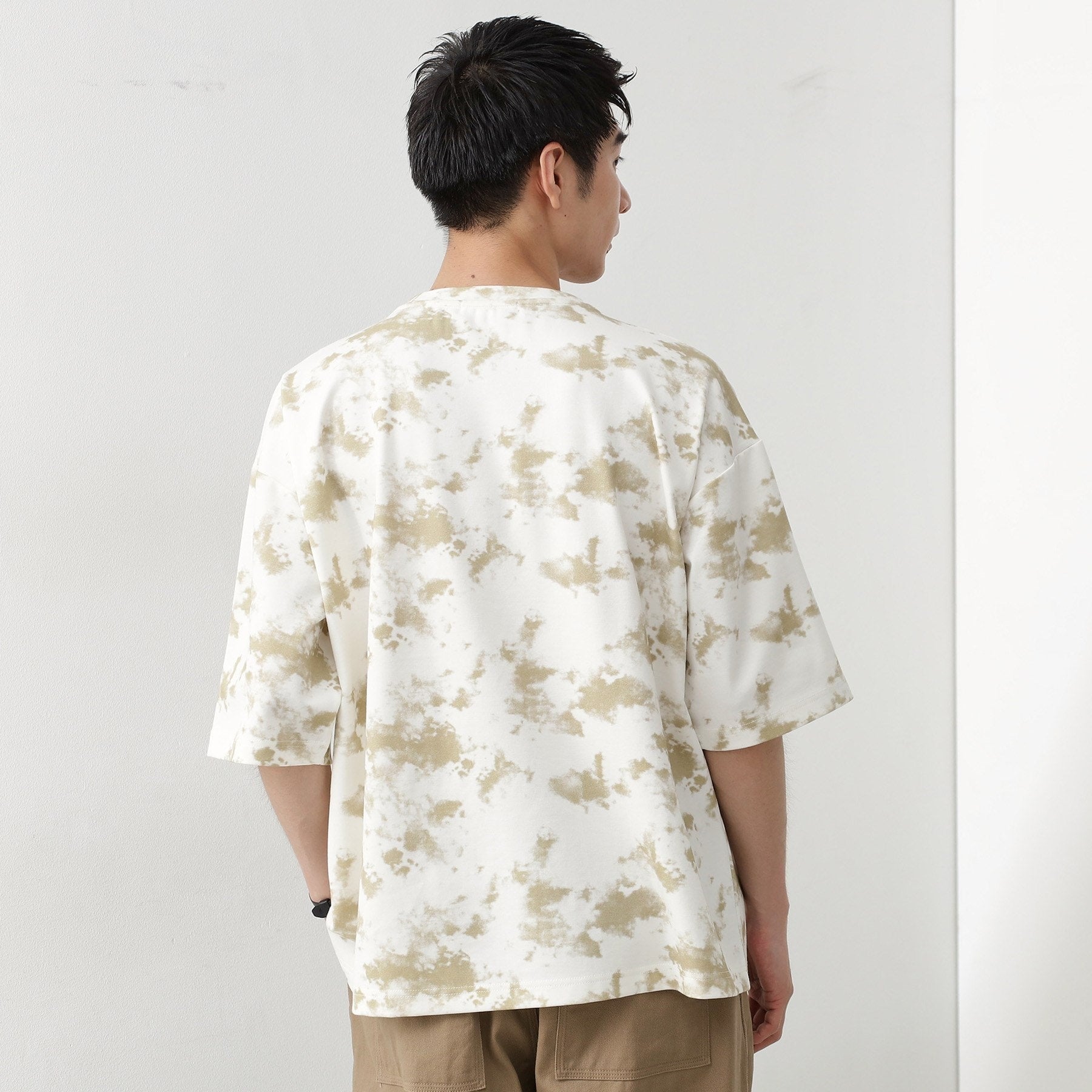 ザ ショップ ティーケー(メンズ) THE SHOP TK(Men) タイダイクールポンチビッグTシャツ （オフホワイト(603)） オフホワイト(603)