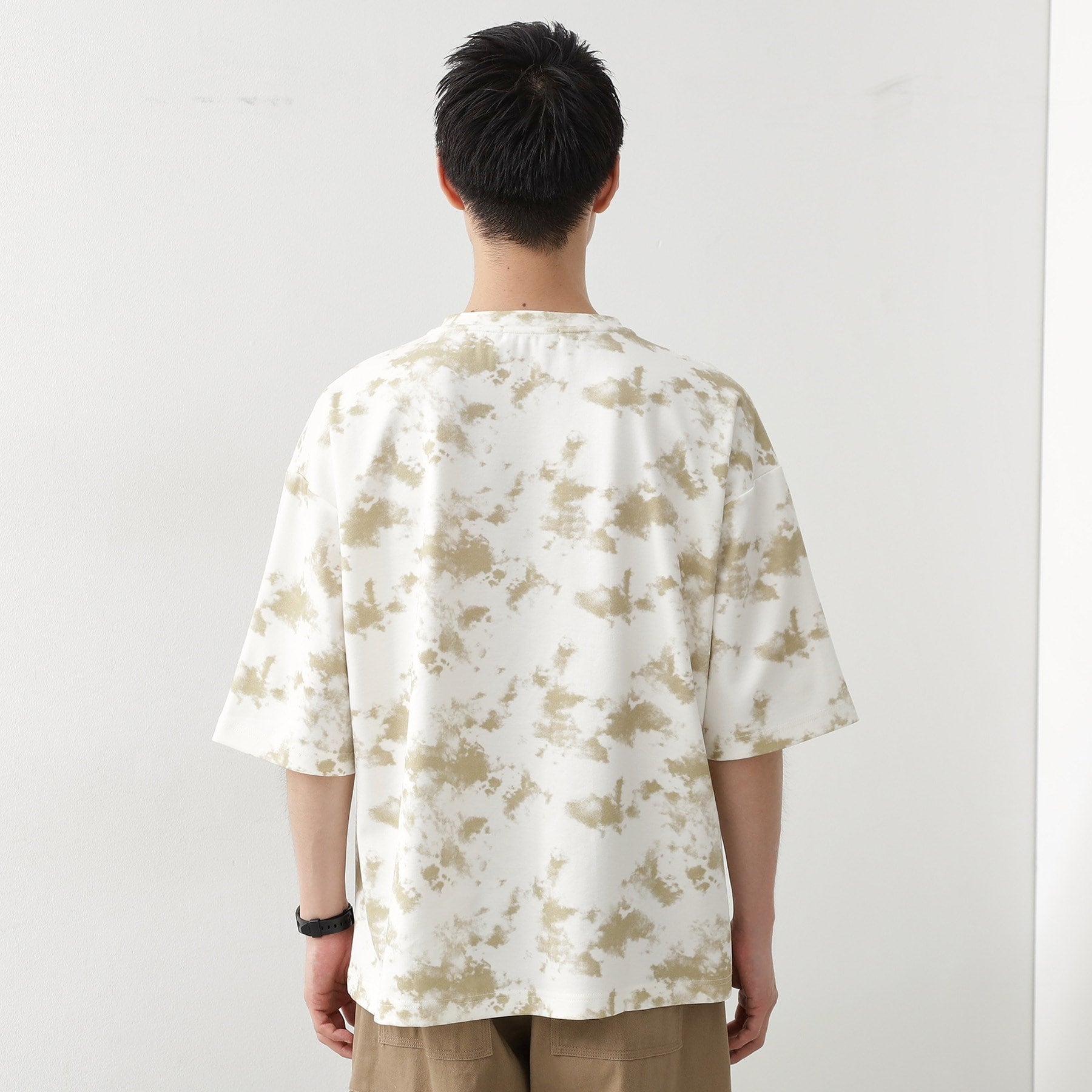 ザ ショップ ティーケー(メンズ) THE SHOP TK(Men) タイダイクールポンチビッグTシャツ （オフホワイト(603)） オフホワイト(603)