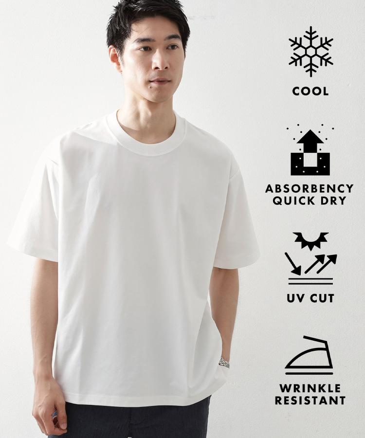 ザ ショップ ティーケー(メンズ) THE SHOP TK(Men) 【ご好評につき再入荷！】PERFECTEE／パーフェクティー 接触冷感／吸水速乾／UVカット／防シワ （チャコールグレー(014)） チャコールグレー(014)