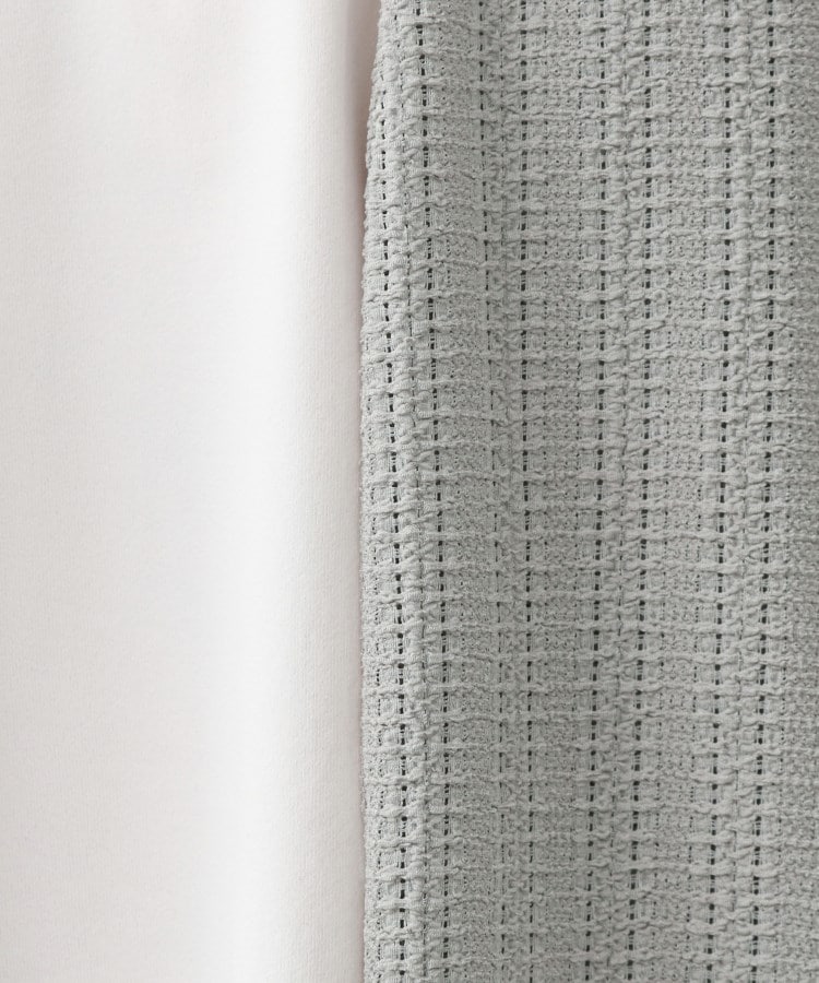 ザ ショップ ティーケー(メンズ) THE SHOP TK(Men) ジャカードアンサンブルカーディガン【半袖Tシャツ＋カーディガン セットアイテム】 （ライトグレー(011)） ライトグレー(011)