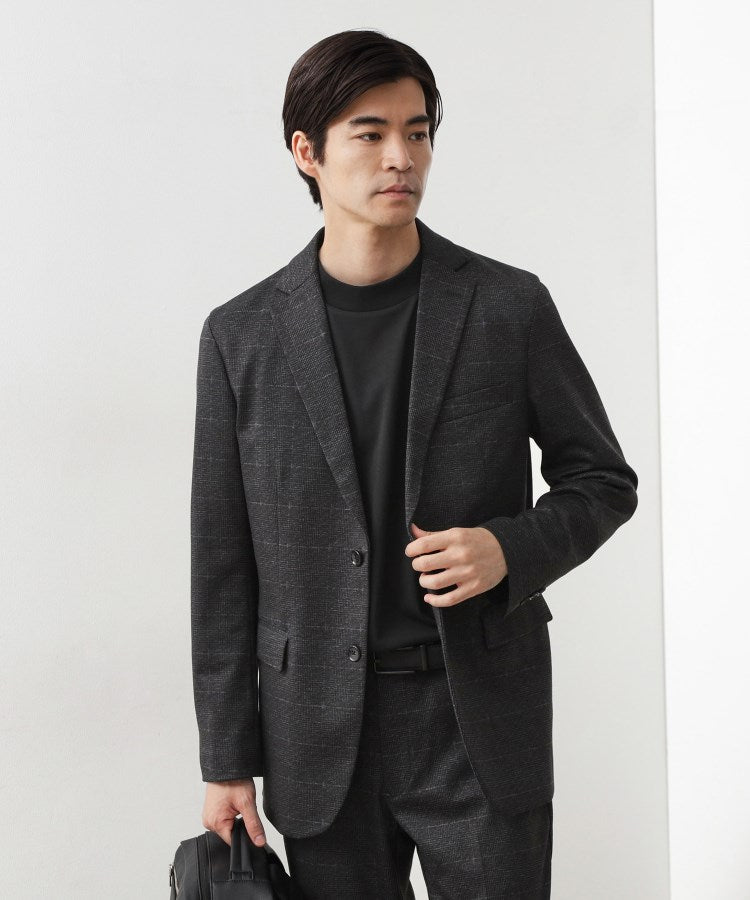 ザ ショップ ティーケー(メンズ) THE SHOP TK(Men) ライトTRジャージジャケット【セットアップ可】 （チャコールグレー(214)） チャコールグレー(214)
