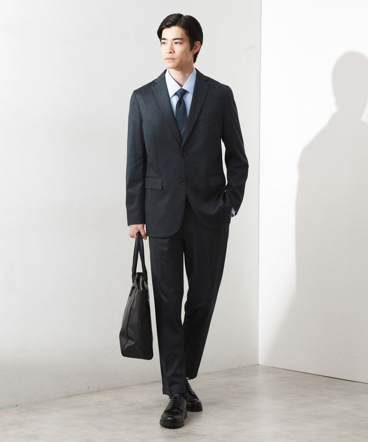 ザ ショップ ティーケー(メンズ) THE SHOP TK(Men) ライトTRジャージジャケット【セットアップ可】 （チャコールグレー(214)） チャコールグレー(214)
