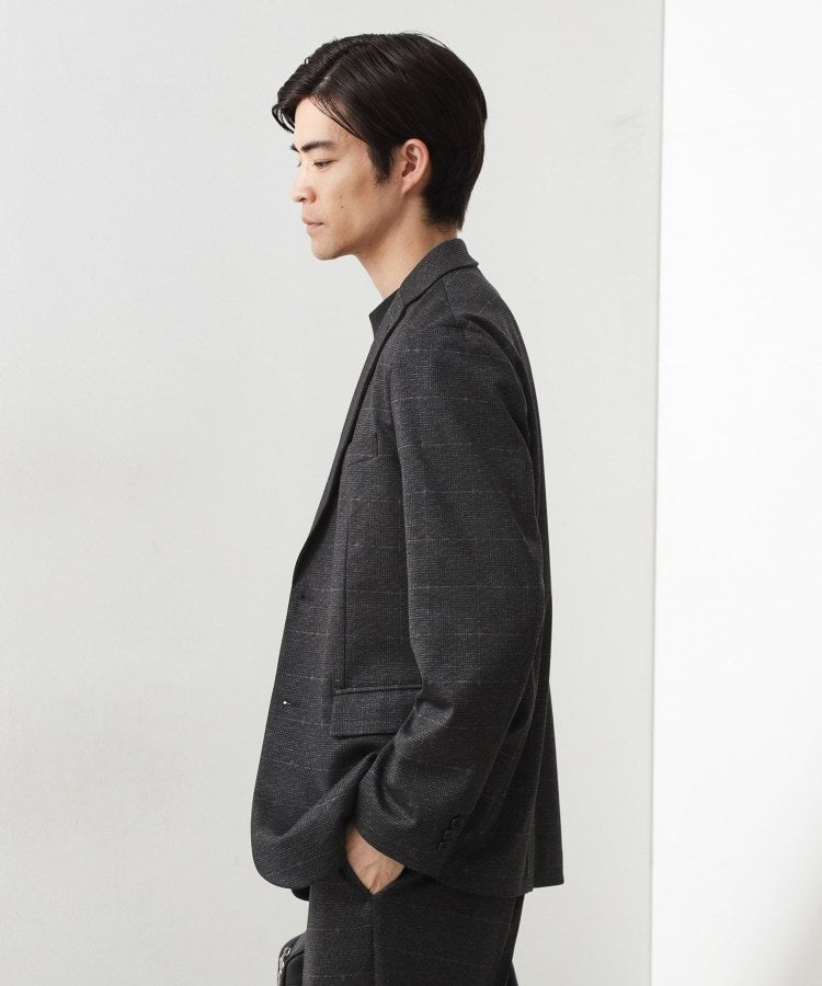 ザ ショップ ティーケー(メンズ) THE SHOP TK(Men) ライトTRジャージジャケット【セットアップ可】 （チャコールグレー(214)） チャコールグレー(214)