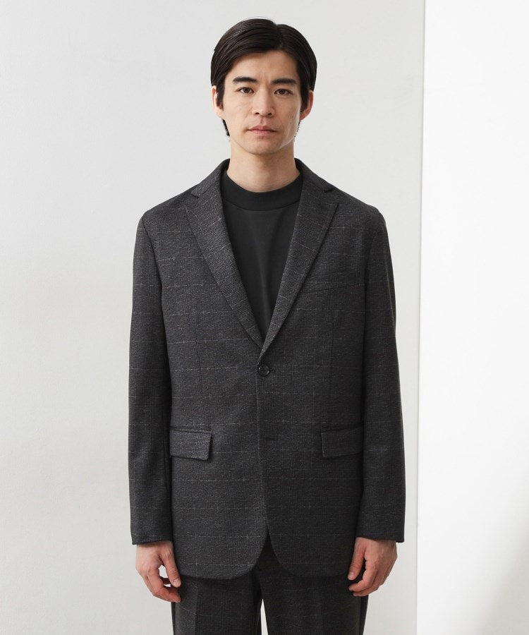 ザ ショップ ティーケー(メンズ) THE SHOP TK(Men) ライトTRジャージジャケット【セットアップ可】 （チャコールグレー(214)） チャコールグレー(214)