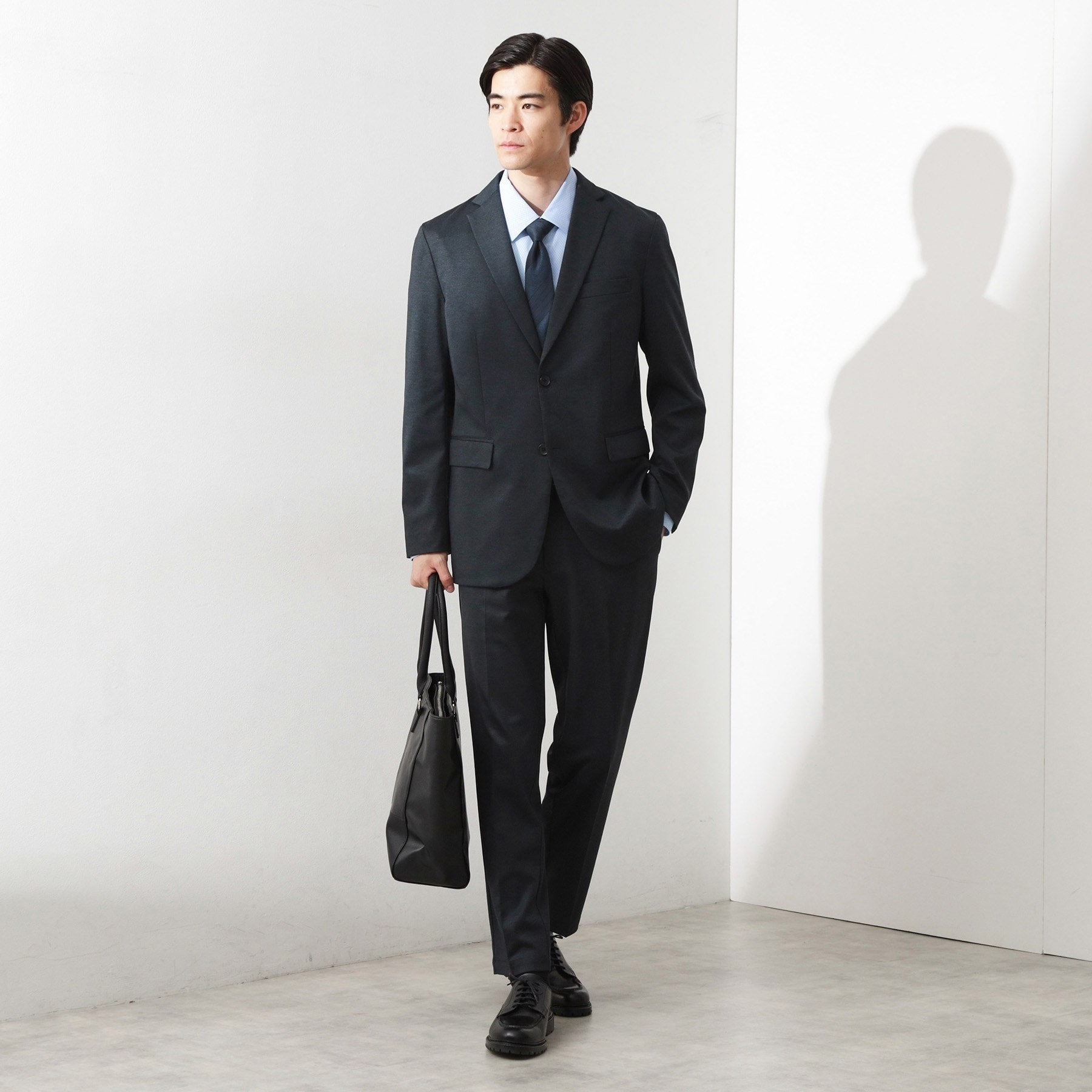 ザ ショップ ティーケー(メンズ) THE SHOP TK(Men) ライトTRジャージジャケット【セットアップ可】 （ネイビー(094)） ネイビー(094)