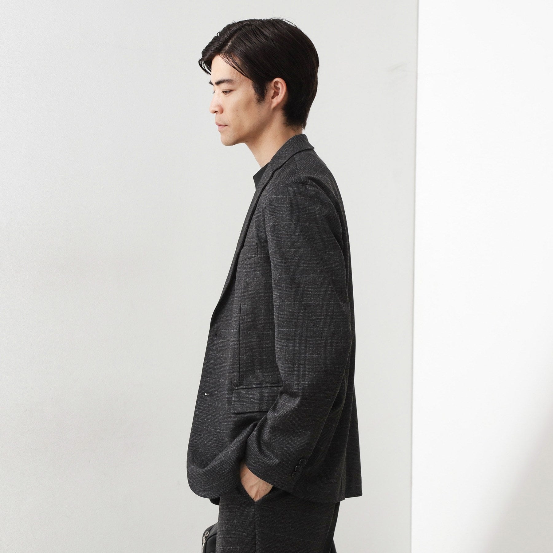 ザ ショップ ティーケー(メンズ) THE SHOP TK(Men) ライトTRジャージジャケット【セットアップ可】 （ネイビー(094)） ネイビー(094)