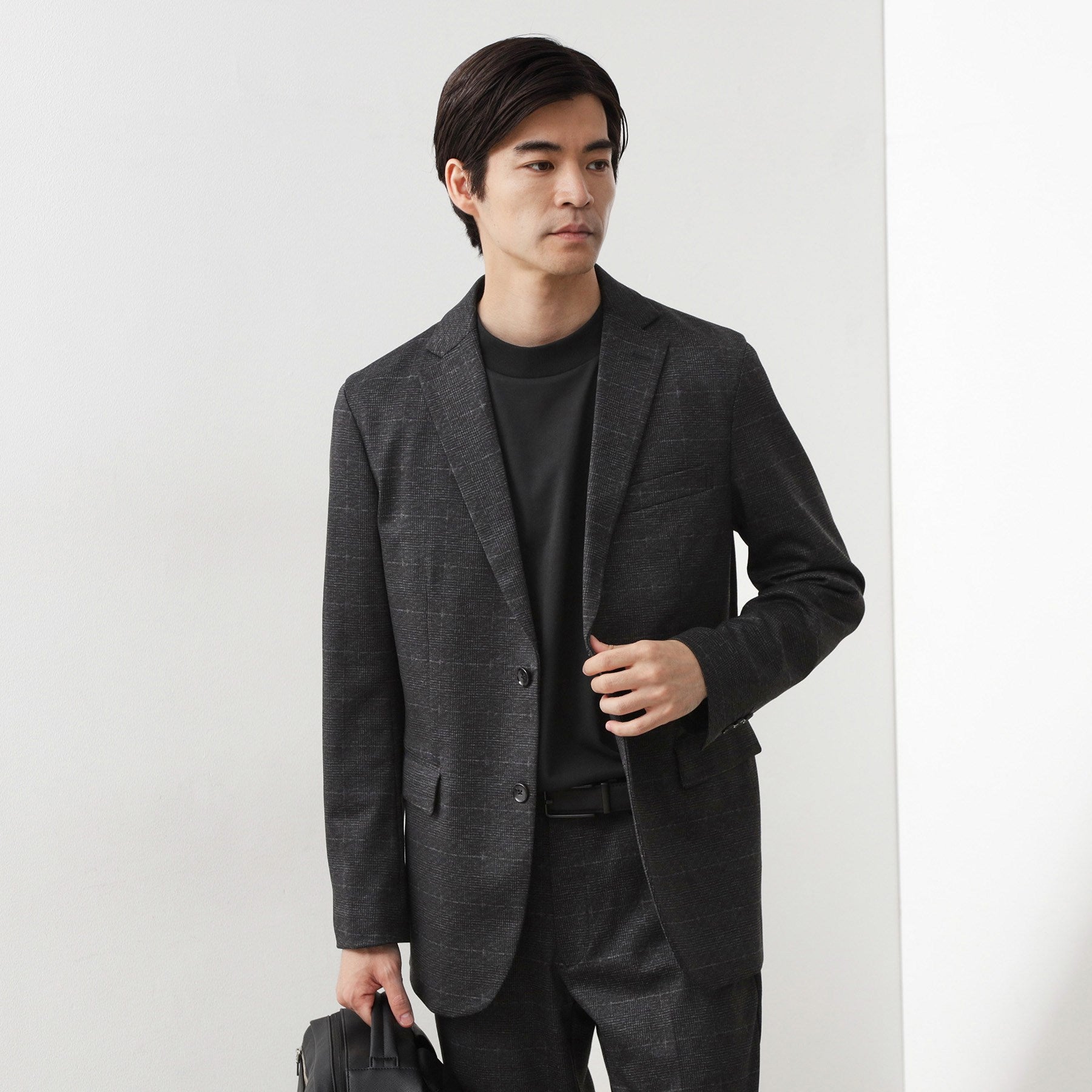 ザ ショップ ティーケー(メンズ) THE SHOP TK(Men) ライトTRジャージジャケット【セットアップ可】 （チャコールグレー(214)） チャコールグレー(214)