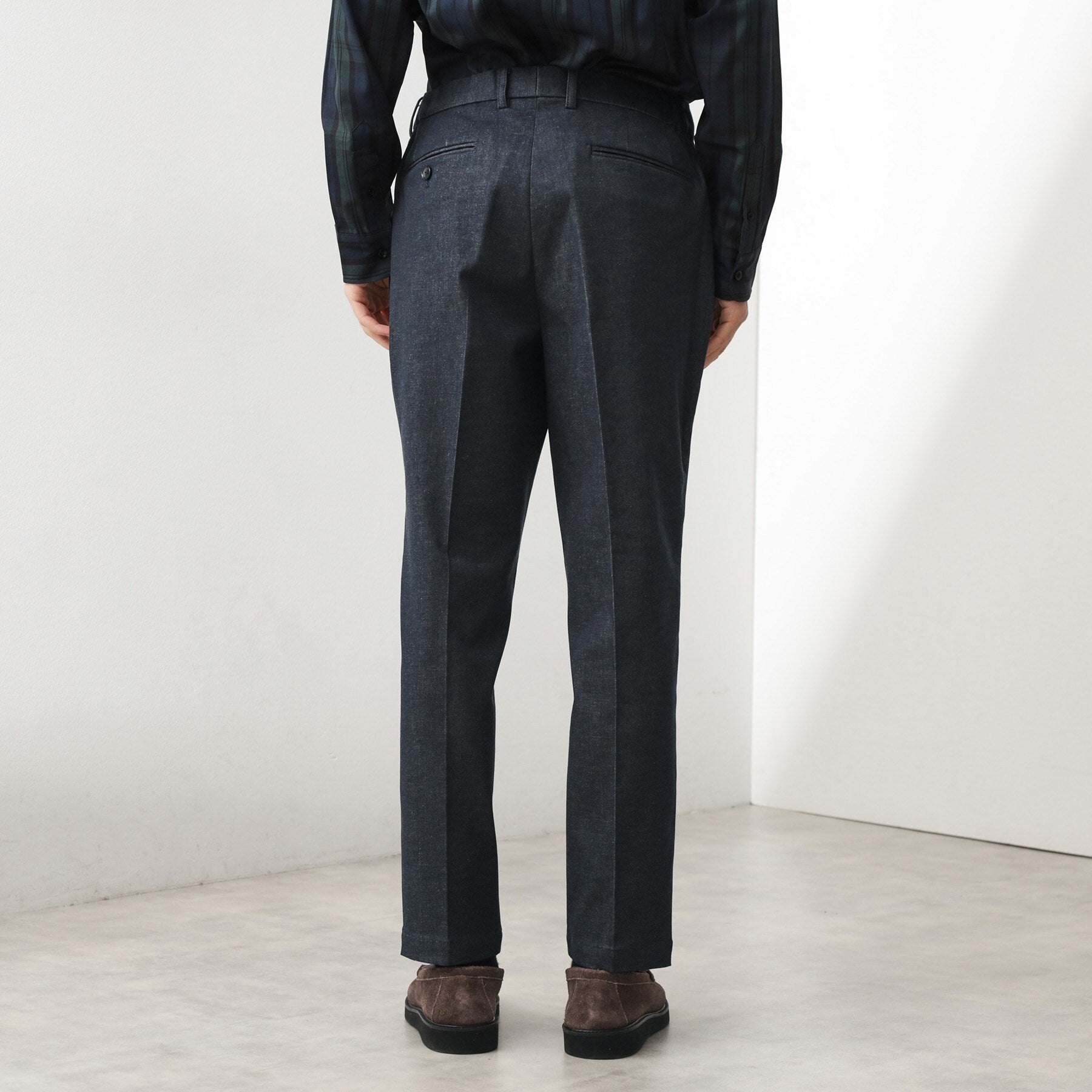 ザ ショップ ティーケー(メンズ) THE SHOP TK(Men) エバーデニムスラックス【セットアップ可】 （ネイビー(094)） ネイビー(094)