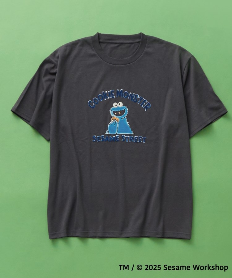 ザ ショップ ティーケー(メンズ) THE SHOP TK(Men) セサミストリートTシャツ／親子リンク （スミクロ(018)） スミクロ(018)