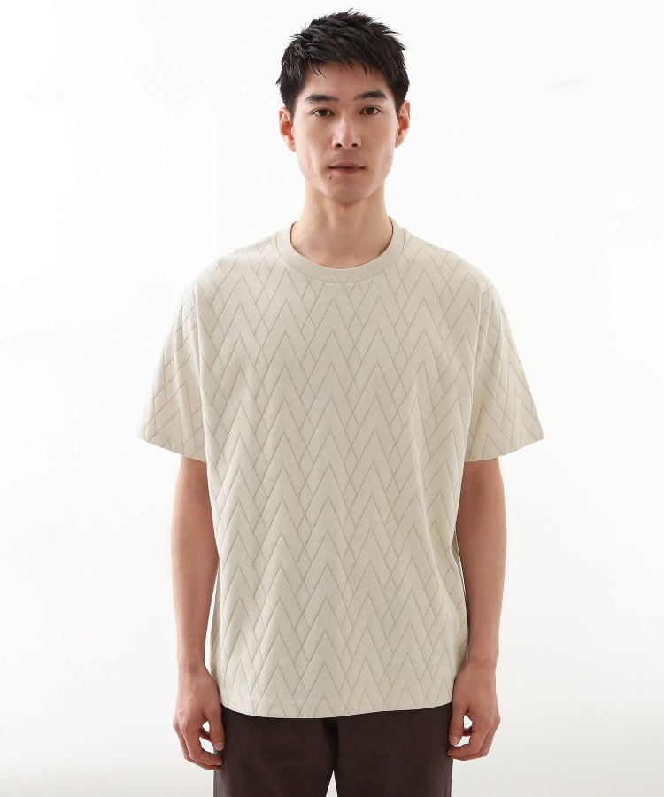 ザ ショップ ティーケー(メンズ) THE SHOP TK(Men) ジオメリンクスSS （ライトベージュ(051)） ライトベージュ(051)