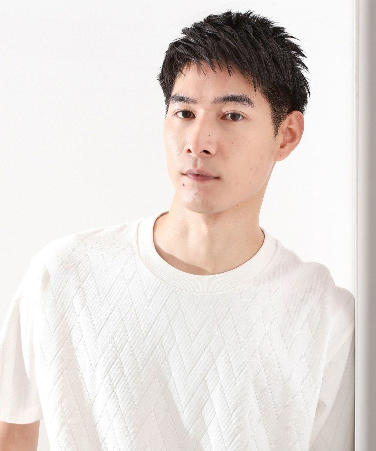 ザ ショップ ティーケー(メンズ) THE SHOP TK(Men) ジオメリンクスSS （ライトベージュ(051)） ライトベージュ(051)