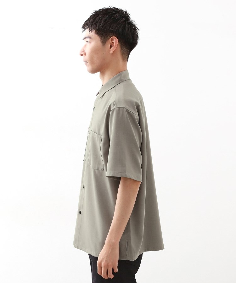 ザ ショップ ティーケー(メンズ) THE SHOP TK(Men) ドライポリシャツSS （チャコールグレー(014)） チャコールグレー(014)