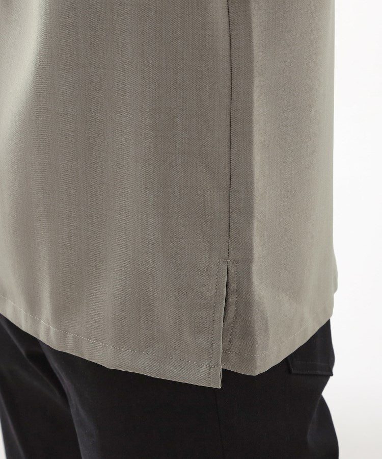 ザ ショップ ティーケー(メンズ) THE SHOP TK(Men) ドライポリシャツSS （チャコールグレー(014)） チャコールグレー(014)