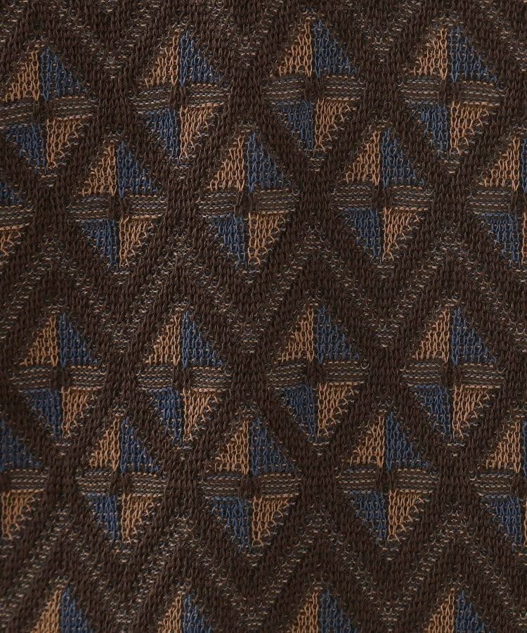 ザ ショップ ティーケー(メンズ) THE SHOP TK(Men) ジオメニットポロシャツ （ブラック(419)） ブラック(419)