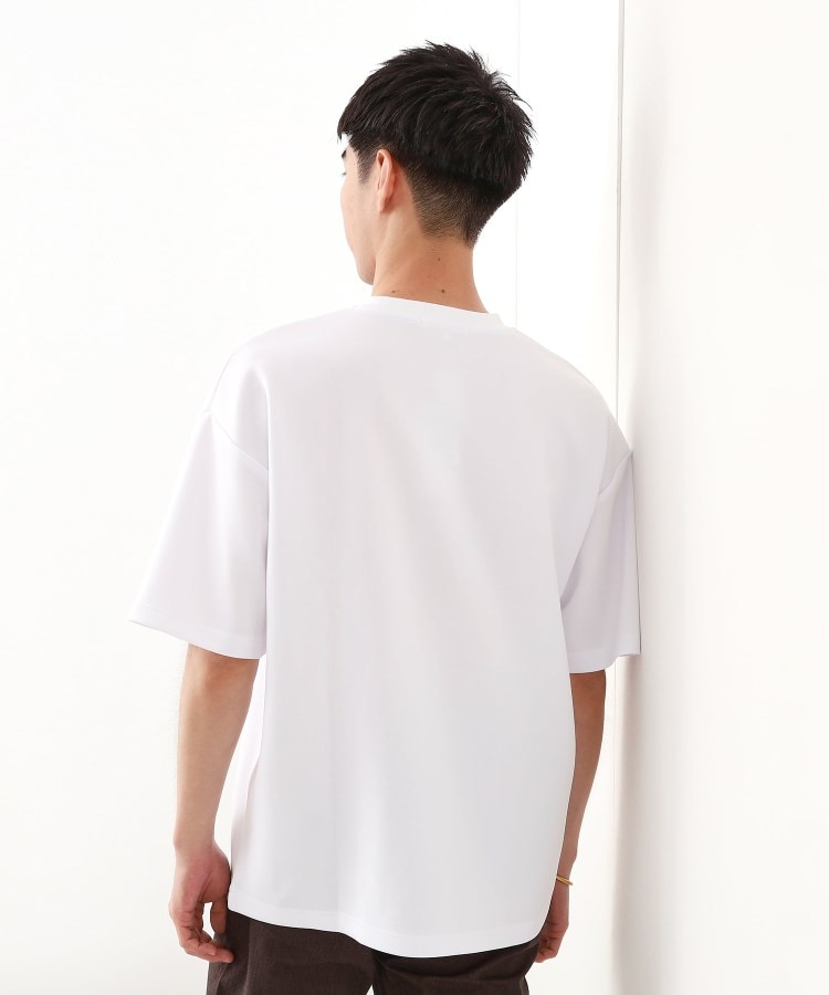 ザ ショップ ティーケー(メンズ) THE SHOP TK(Men) コード刺繍フォトTEE （オフホワイト(103)） オフホワイト(103)