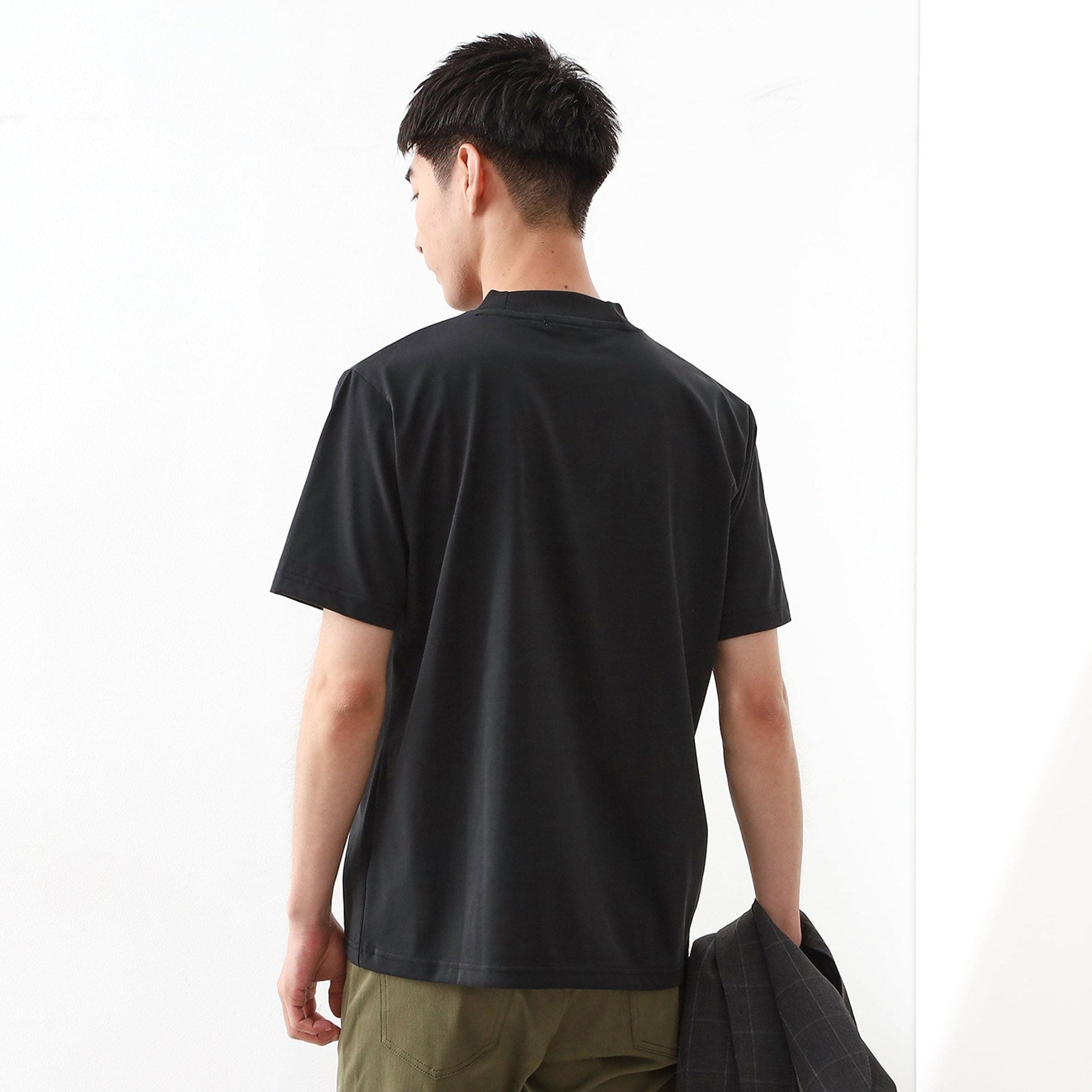 ザ ショップ ティーケー(メンズ) THE SHOP TK(Men) モックネックプレーティング天竺 （ライトグレー(011)） ライトグレー(011)