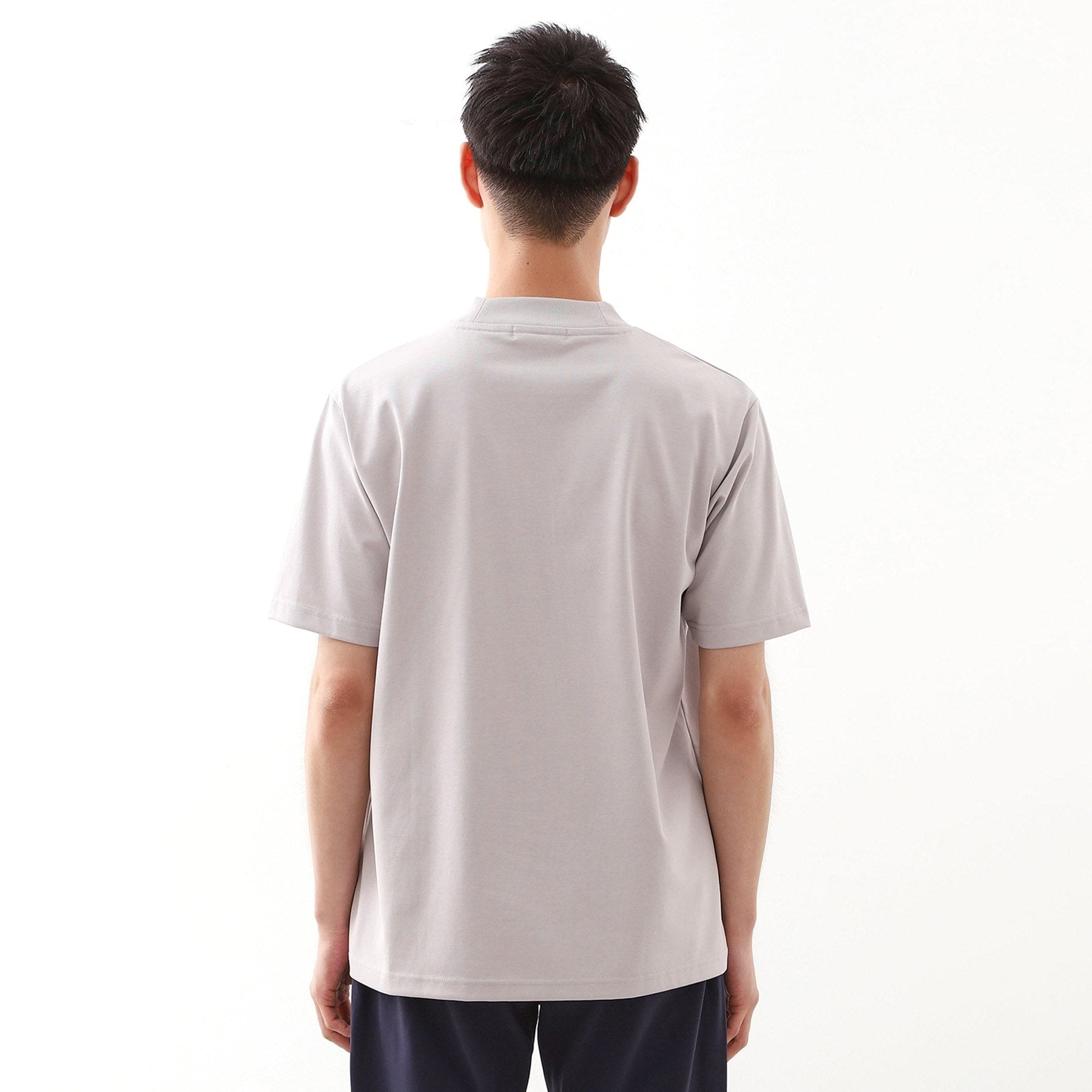 ザ ショップ ティーケー(メンズ) THE SHOP TK(Men) モックネックプレーティング天竺 （ライトグレー(011)） ライトグレー(011)