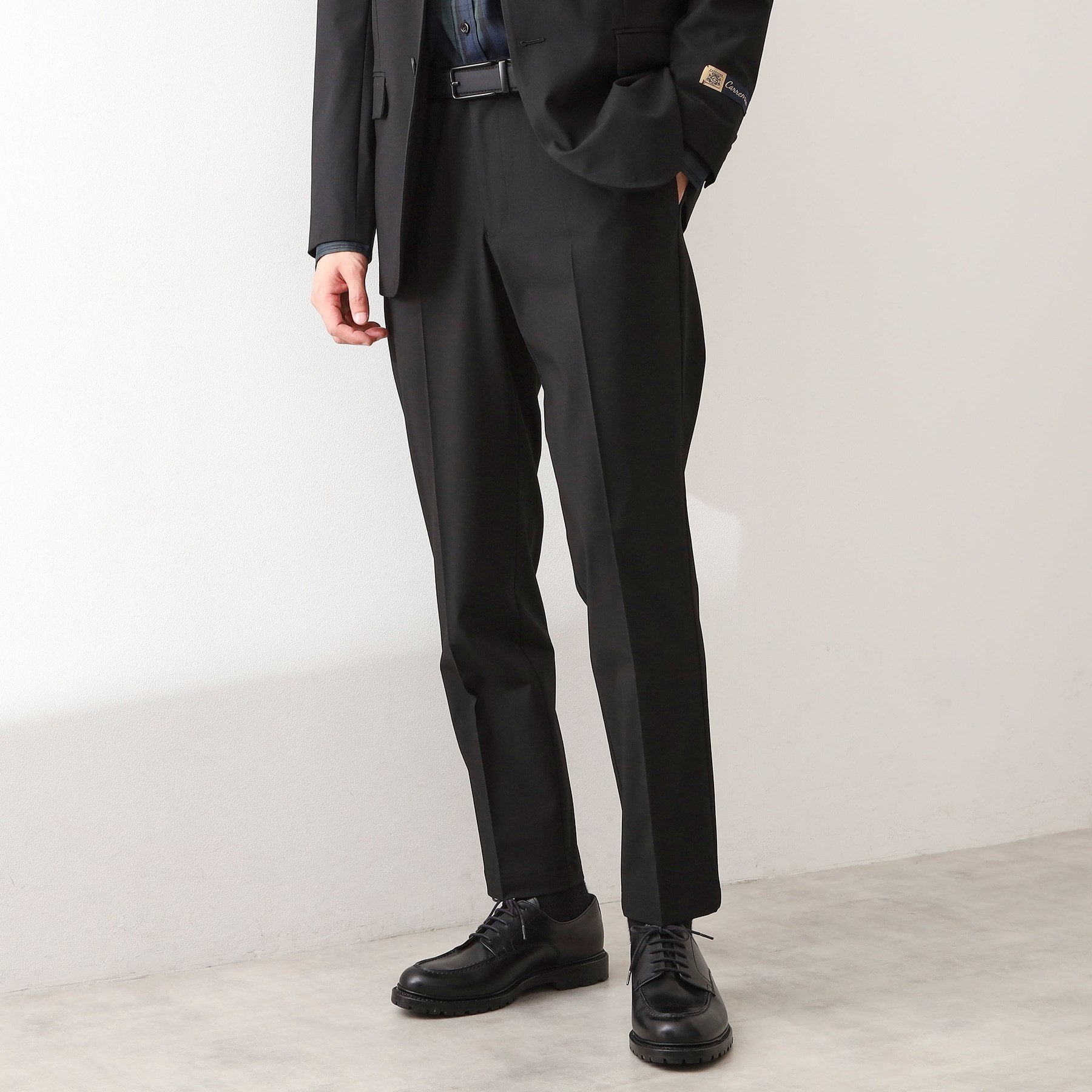 ザ ショップ ティーケー(メンズ) THE SHOP TK(Men) CARREMAN／キャリーマンTRスラックス【セットアップ可】 （ブラック(019)） ブラック(019)