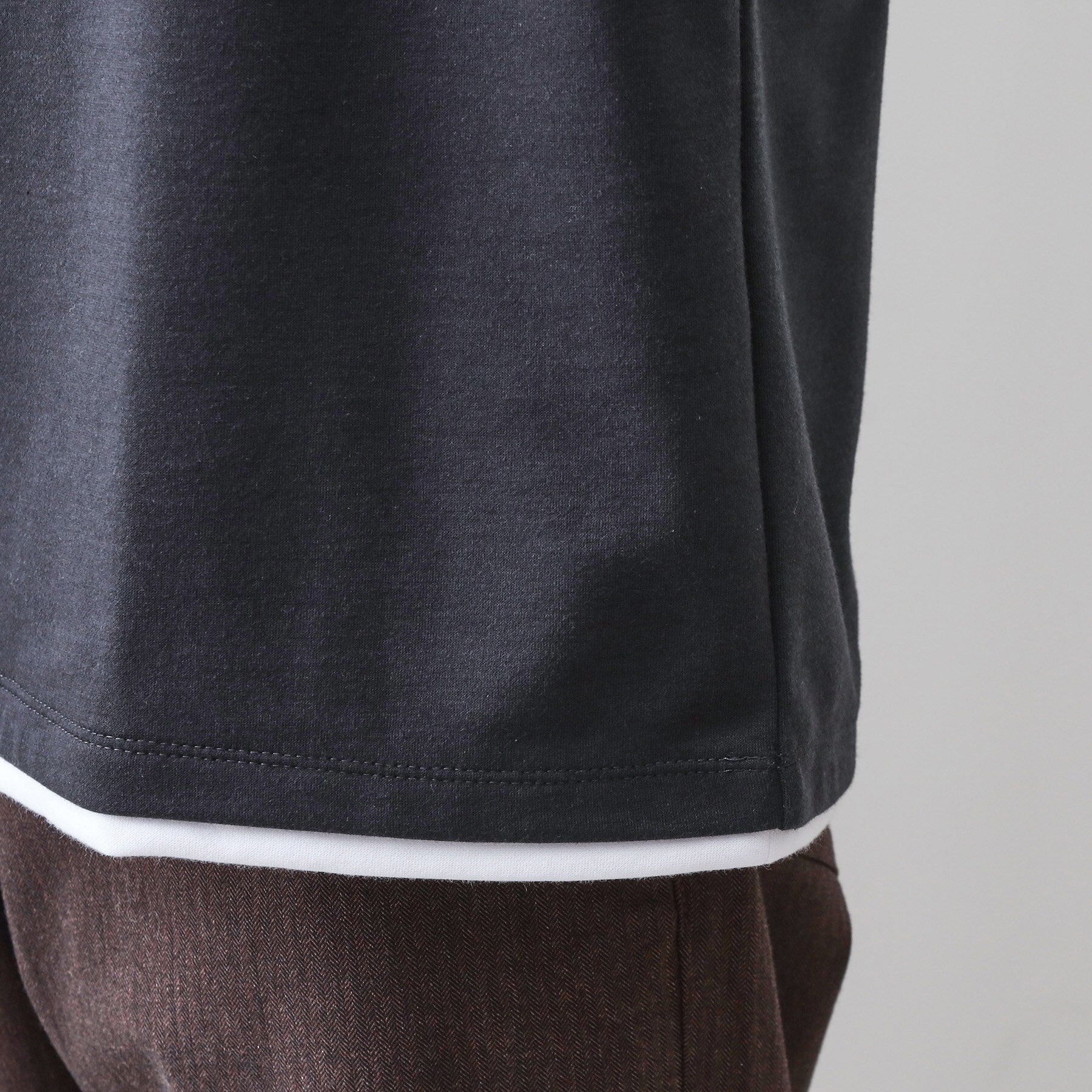 ザ ショップ ティーケー(メンズ) THE SHOP TK(Men) パネル切替半袖Tシャツ （オフホワイト(003)） オフホワイト(003)