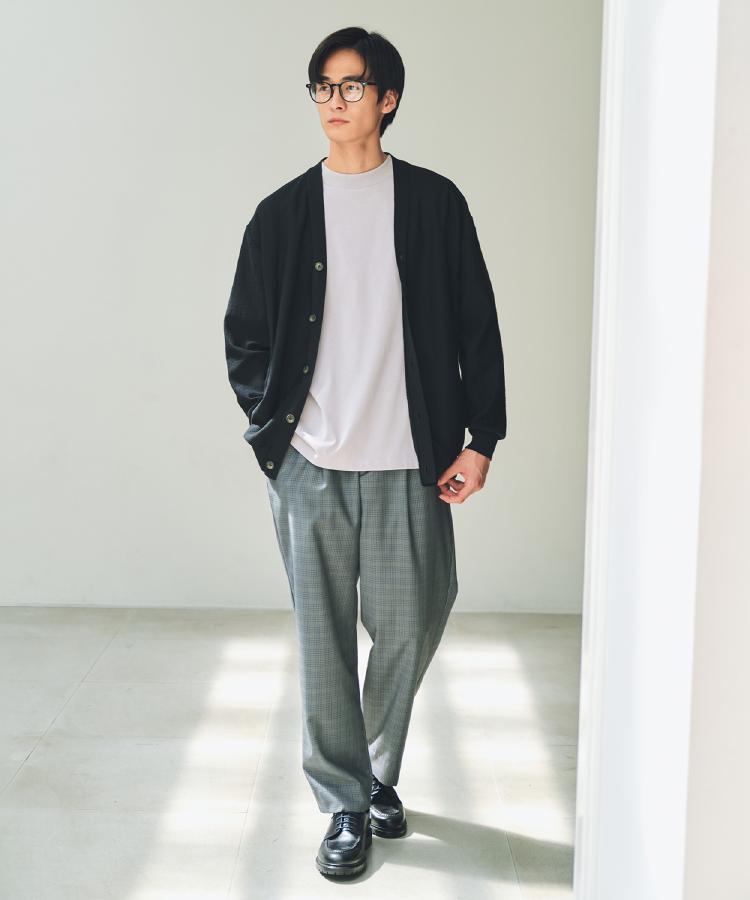 ザ ショップ ティーケー(メンズ) THE SHOP TK(Men) ガーターニットカーディガン （ボルドー(664)） ボルドー(664)