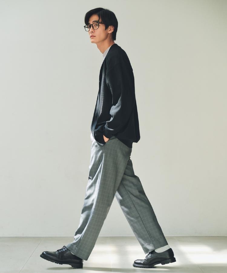ザ ショップ ティーケー(メンズ) THE SHOP TK(Men) ガーターニットカーディガン （ボルドー(664)） ボルドー(664)