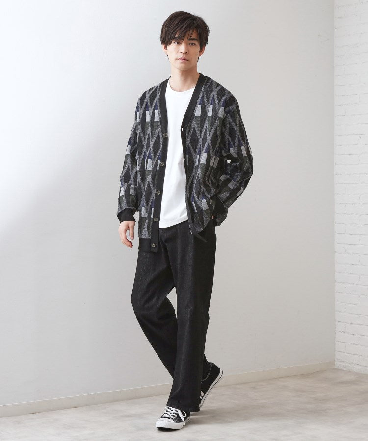 ザ ショップ ティーケー(メンズ) THE SHOP TK(Men) ガーターニットカーディガン （ボルドー(664)） ボルドー(664)