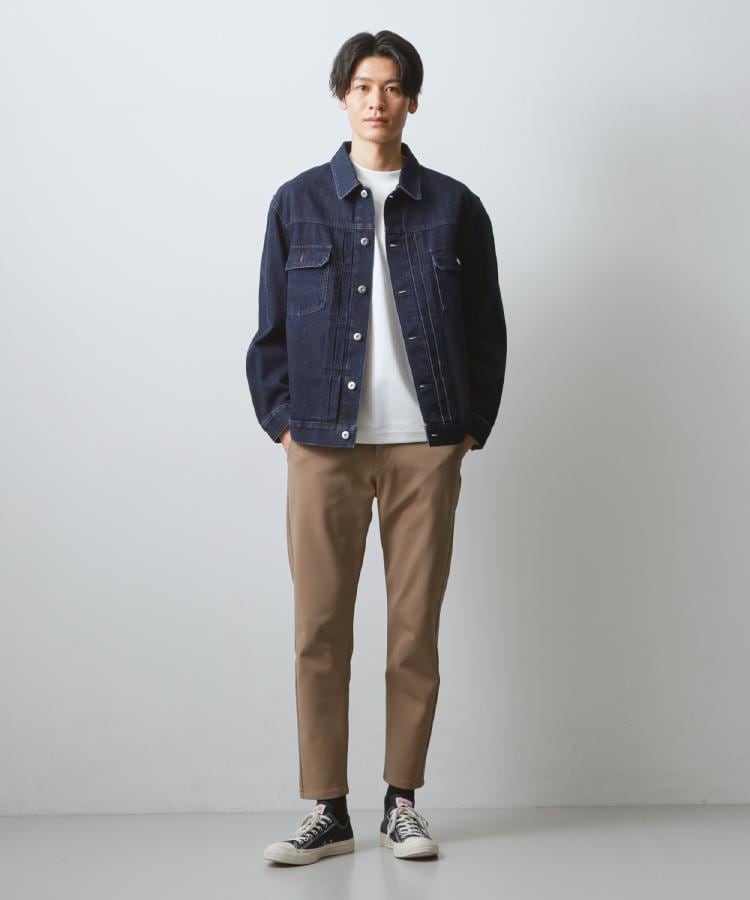 ザ ショップ ティーケー(メンズ) THE SHOP TK(Men) ◆【オールシーズン穿ける！】360°ストレッチ スマートムーブイージーパンツ （ネイビー(894)） ネイビー(894)