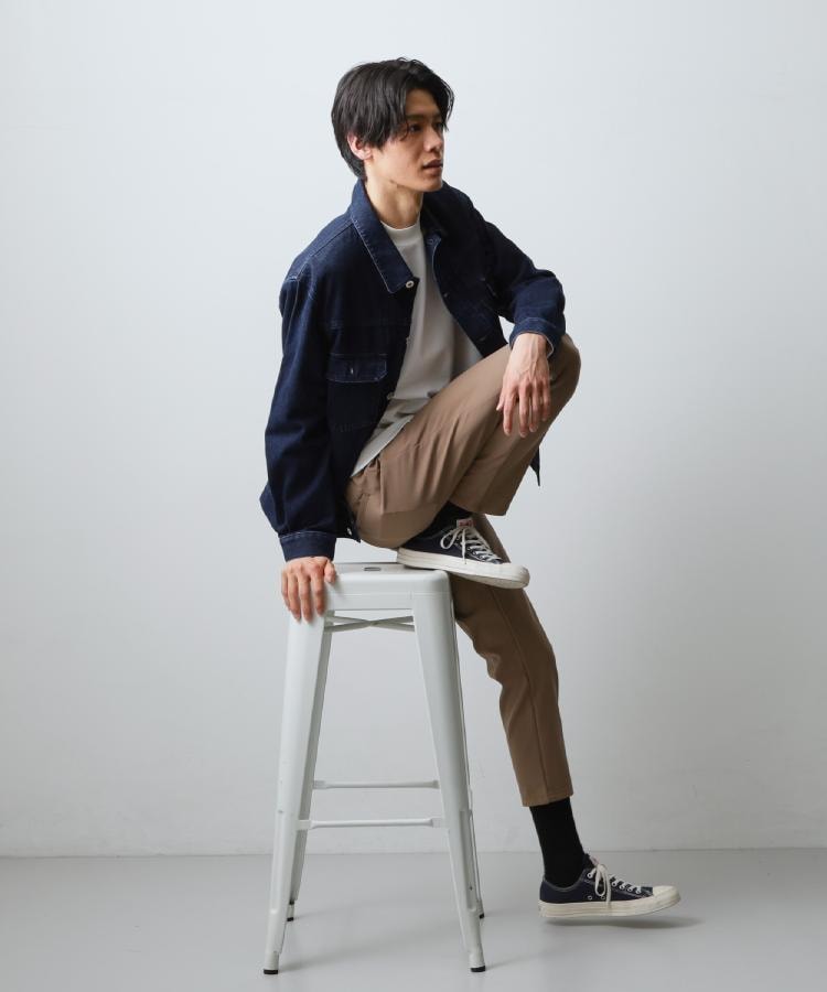 ザ ショップ ティーケー(メンズ) THE SHOP TK(Men) ◆【オールシーズン穿ける！】360°ストレッチ スマートムーブイージーパンツ （ネイビー(894)） ネイビー(894)
